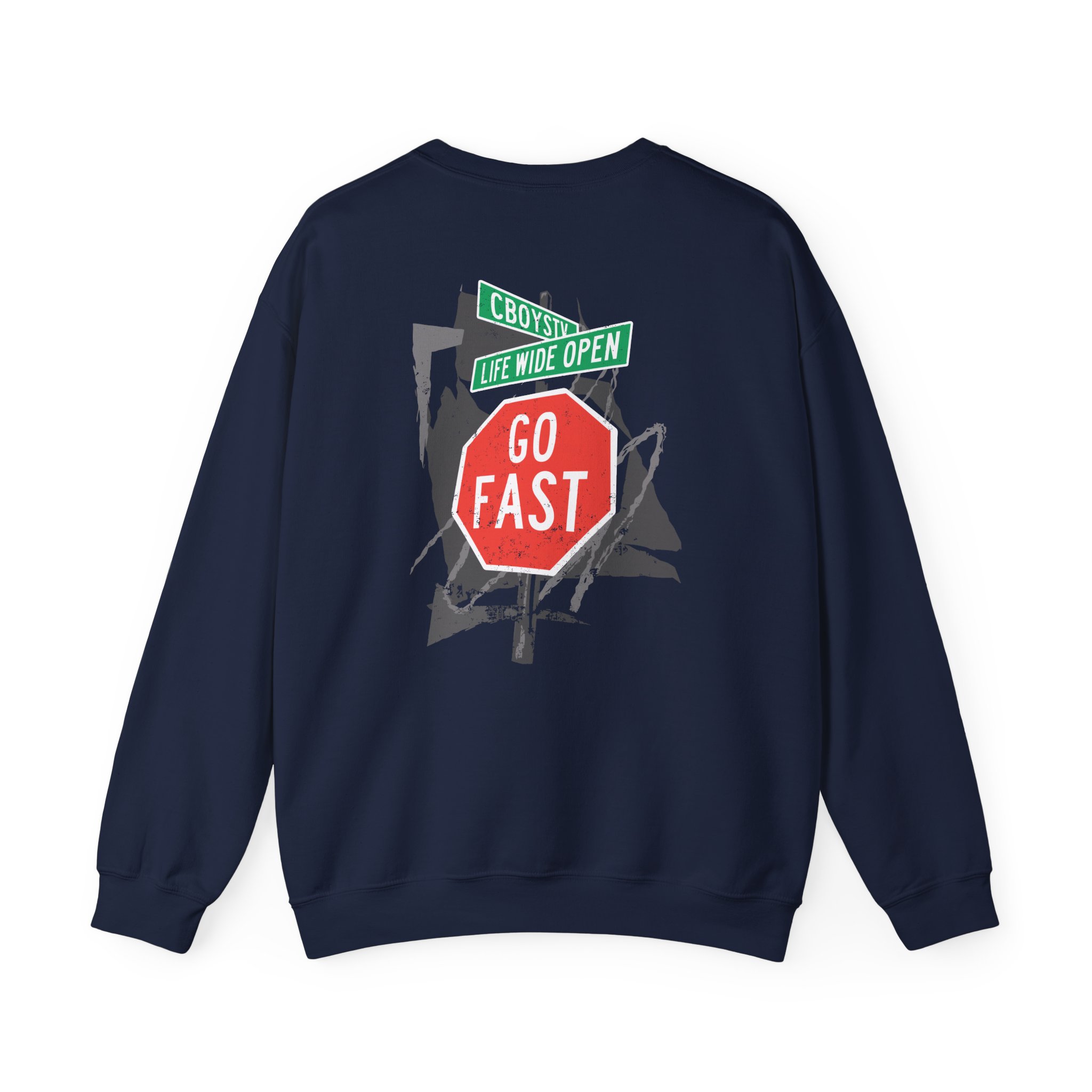 Cboystv Street Sign Unisex Heavy Blend™ Crewneck Sweatshirt - Image 14