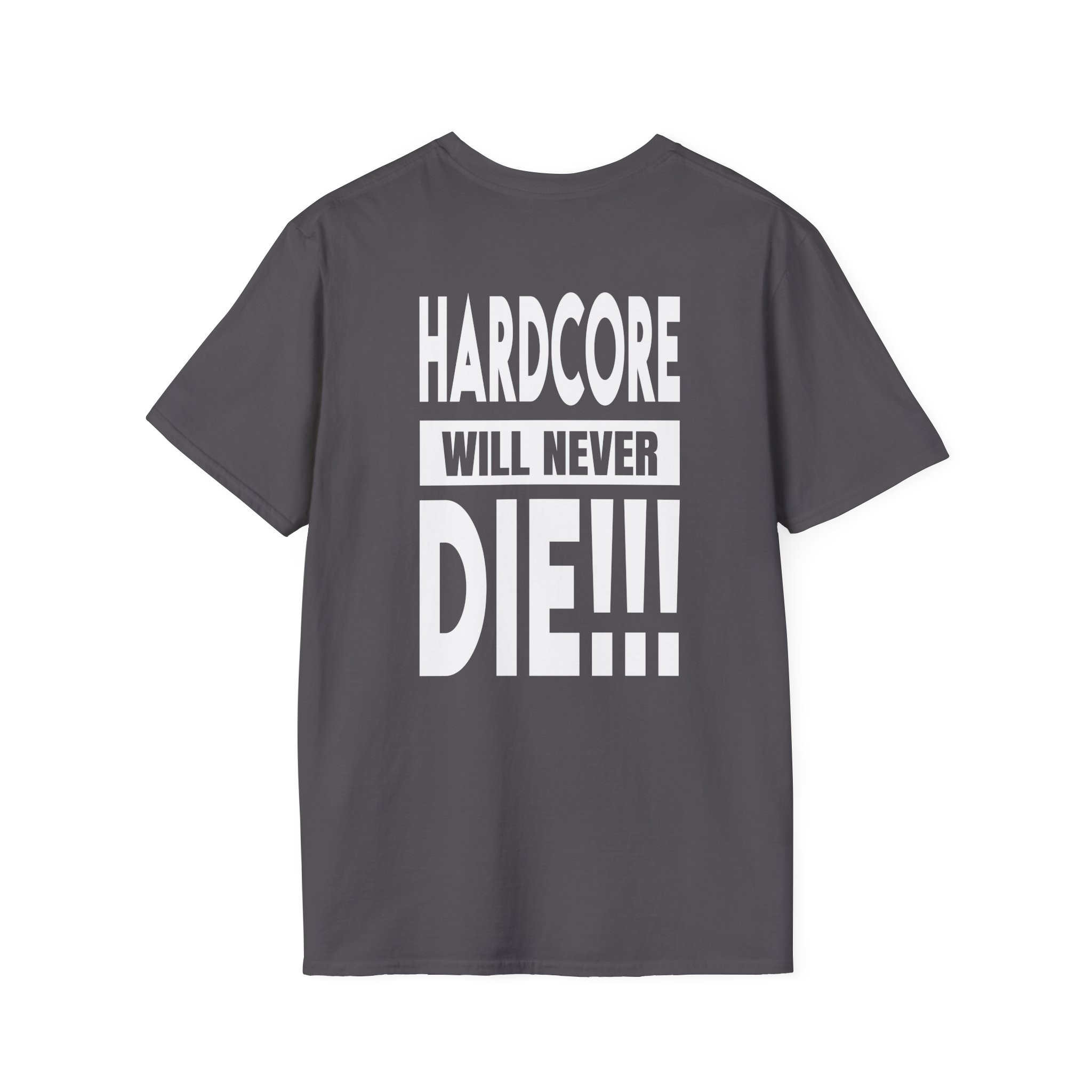 Thunderdome Hardcore Will Never Die Unisex Softstyle T-Shirt - Image 12