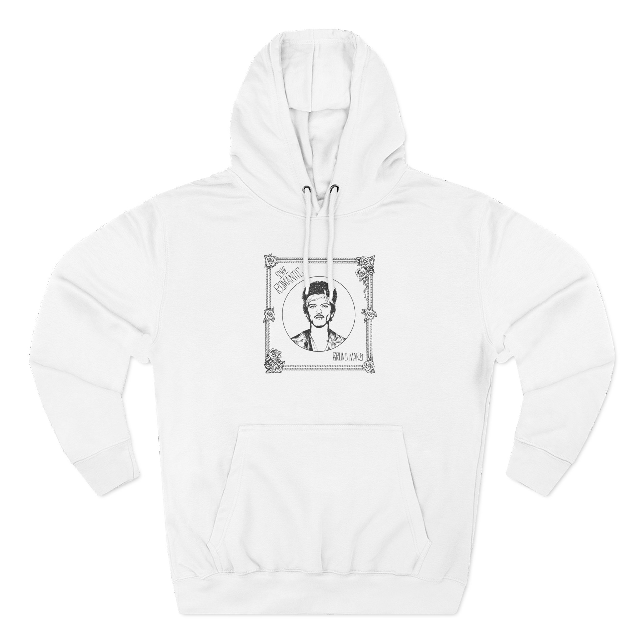 Bruno Mars the Romantic Tour Three-Panel Fleece Hoodie