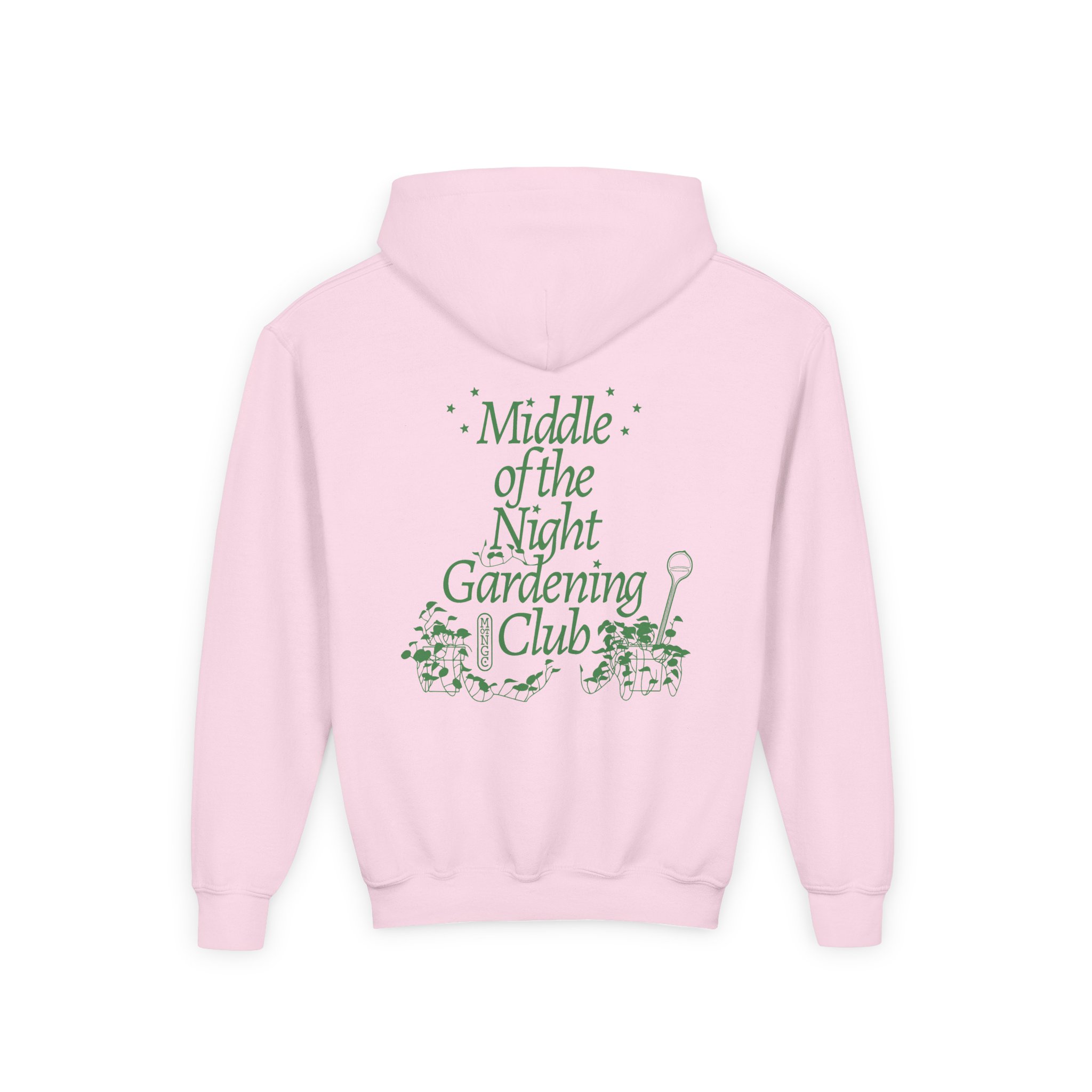 Dropout Middle of the Night Gardening Club Youth Heavy Blend Hooded Sweatshirt - Image 8