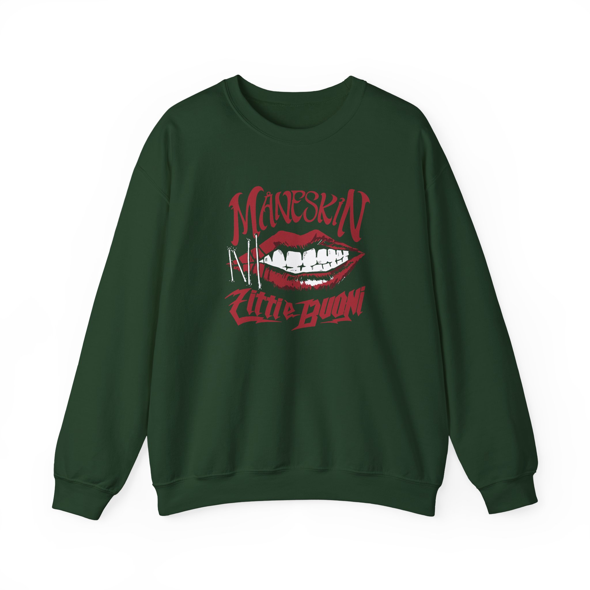 Maneskin ZITTI E BUONI Unisex Heavy Blend™ Crewneck Sweatshirt - Image 5