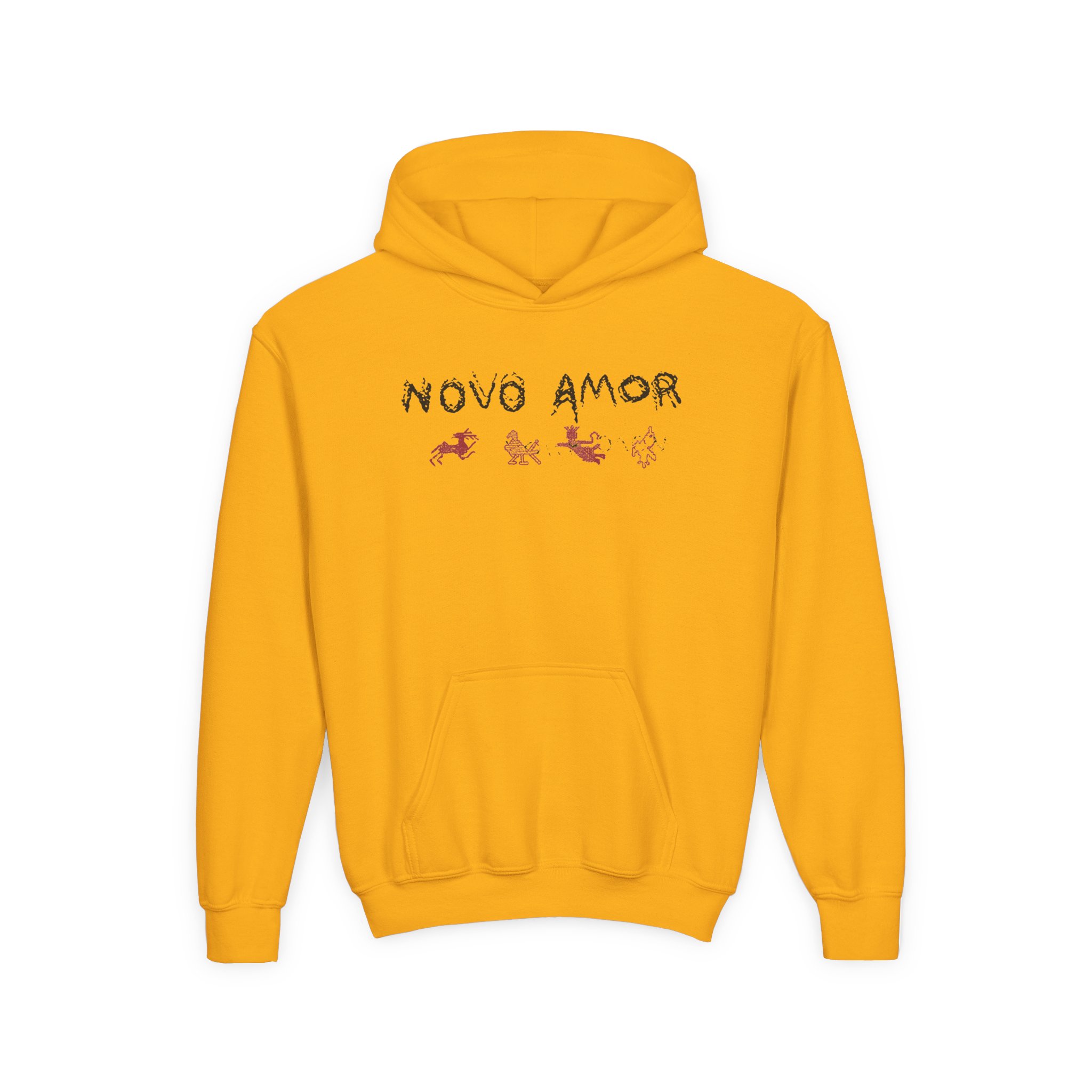 Novo Amor Symbols Youth Heavy Blend Hooded Sweatshirt - Image 5