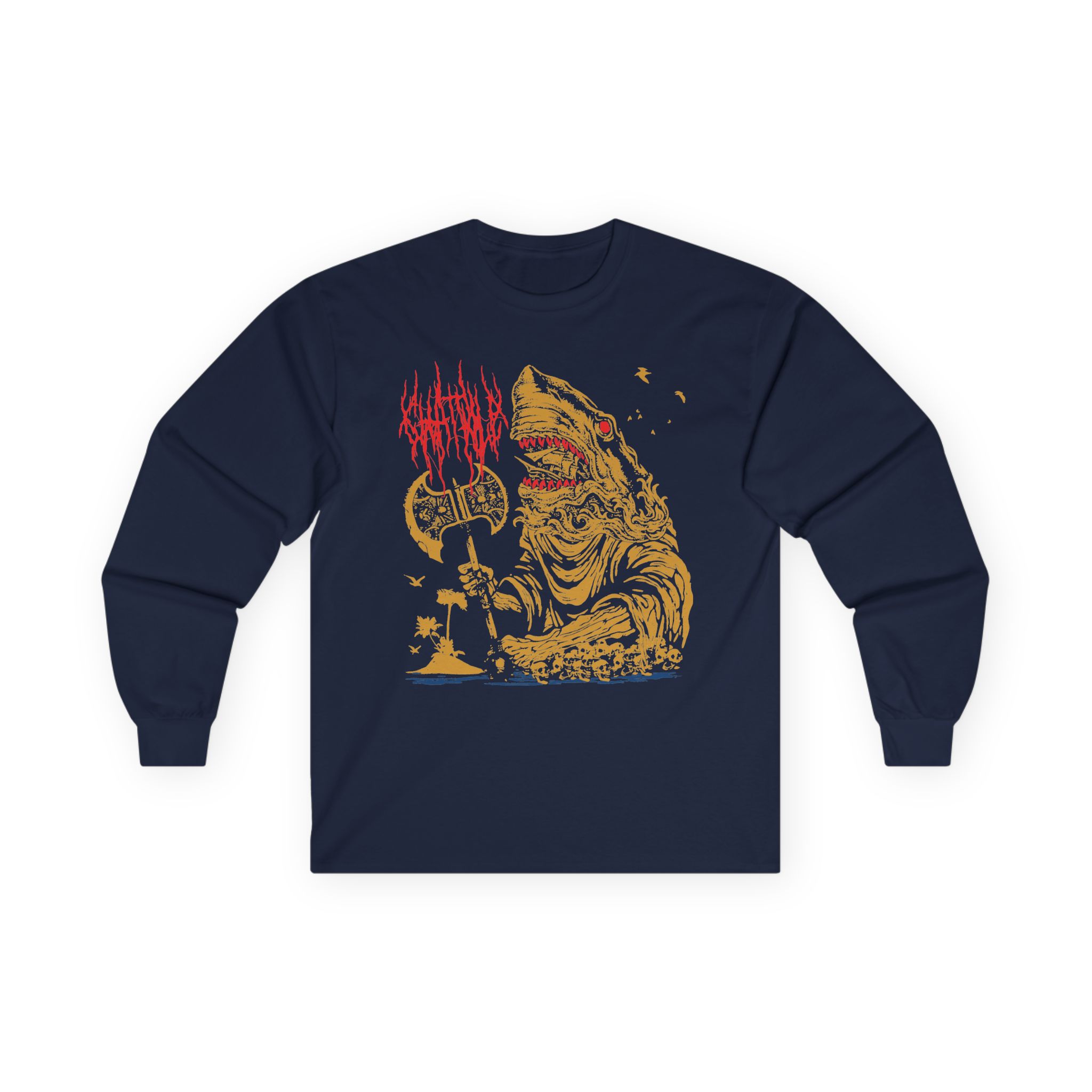Chat Pile Tropical Beaches Unisex Ultra Cotton Long Sleeve Tee - Image 5