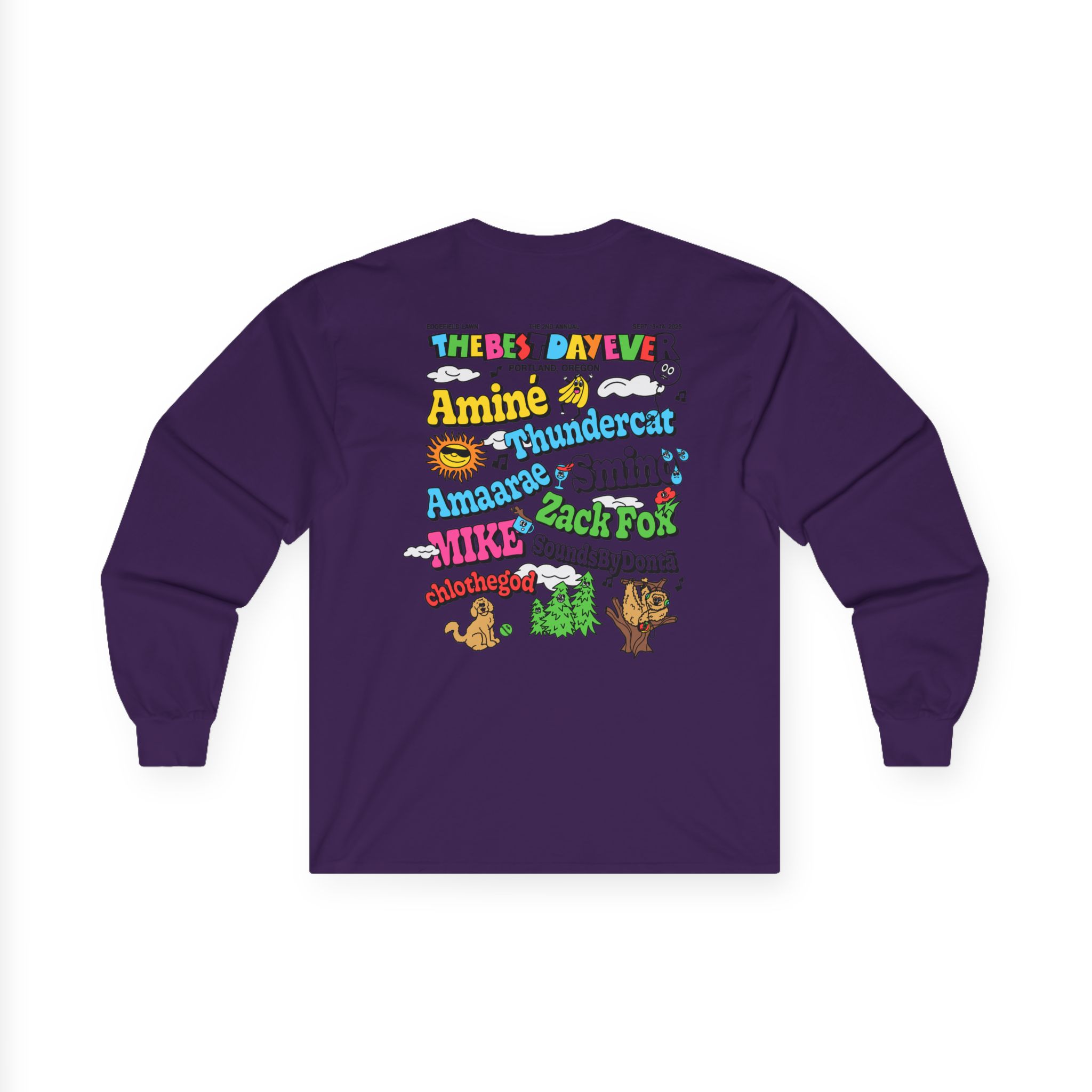 Aminé the Best Day Ever Unisex Ultra Cotton Long Sleeve Tee - Image 2