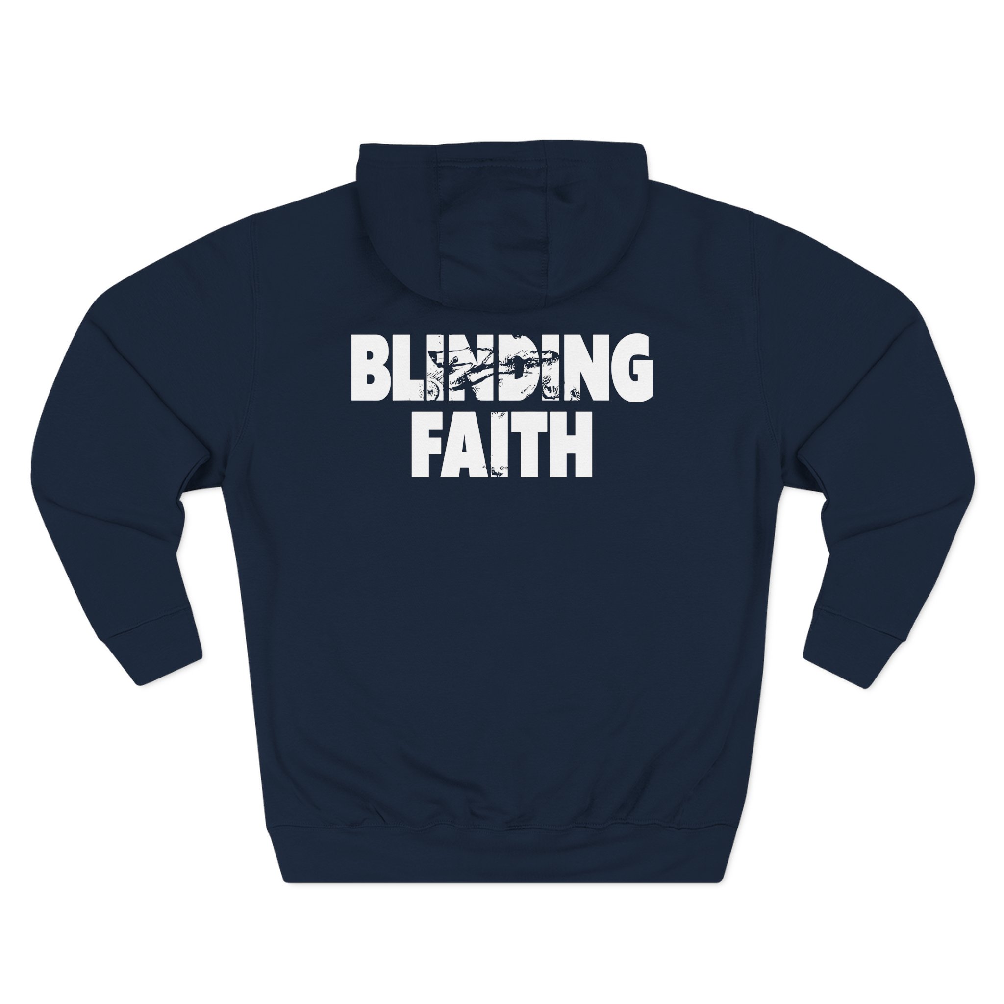 Knocked Loose Blinding Faith Royal Three-Panel Fleece Hoodie - Image 8