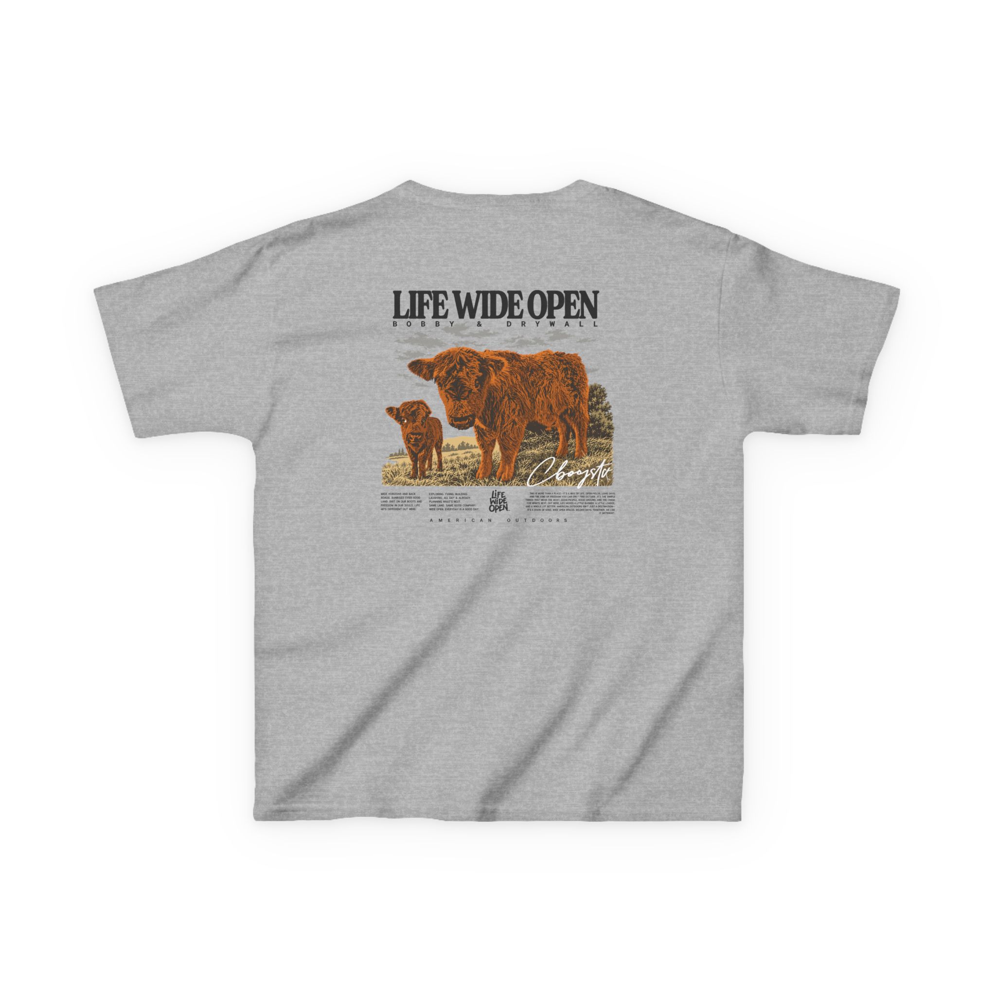 Kids Cboystv Bobby Drywall Heavy Cotton™ Tee - Image 8