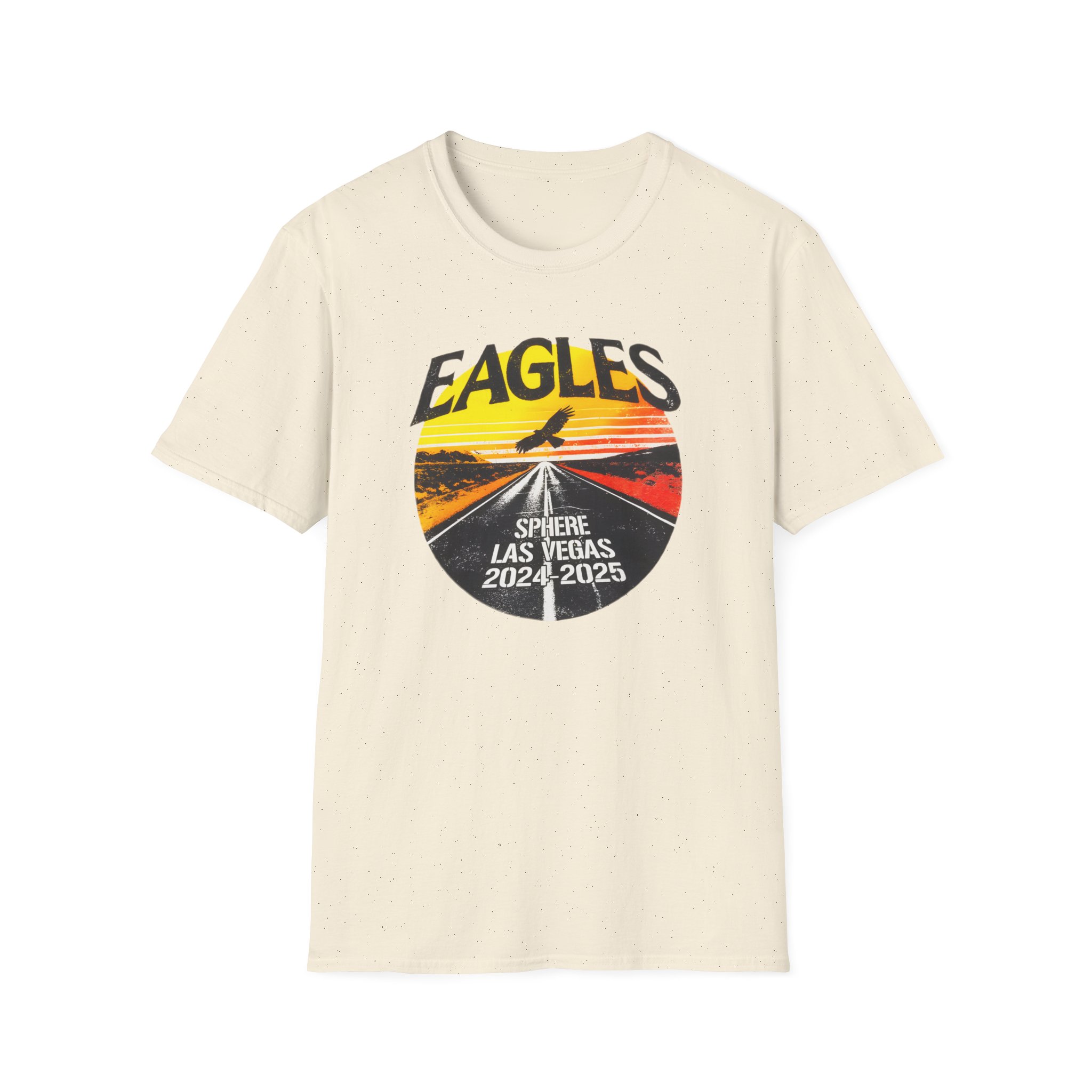 The Eagles Sphere 2024 / 2025 Sunset Unisex Softstyle T-Shirt - Image 9