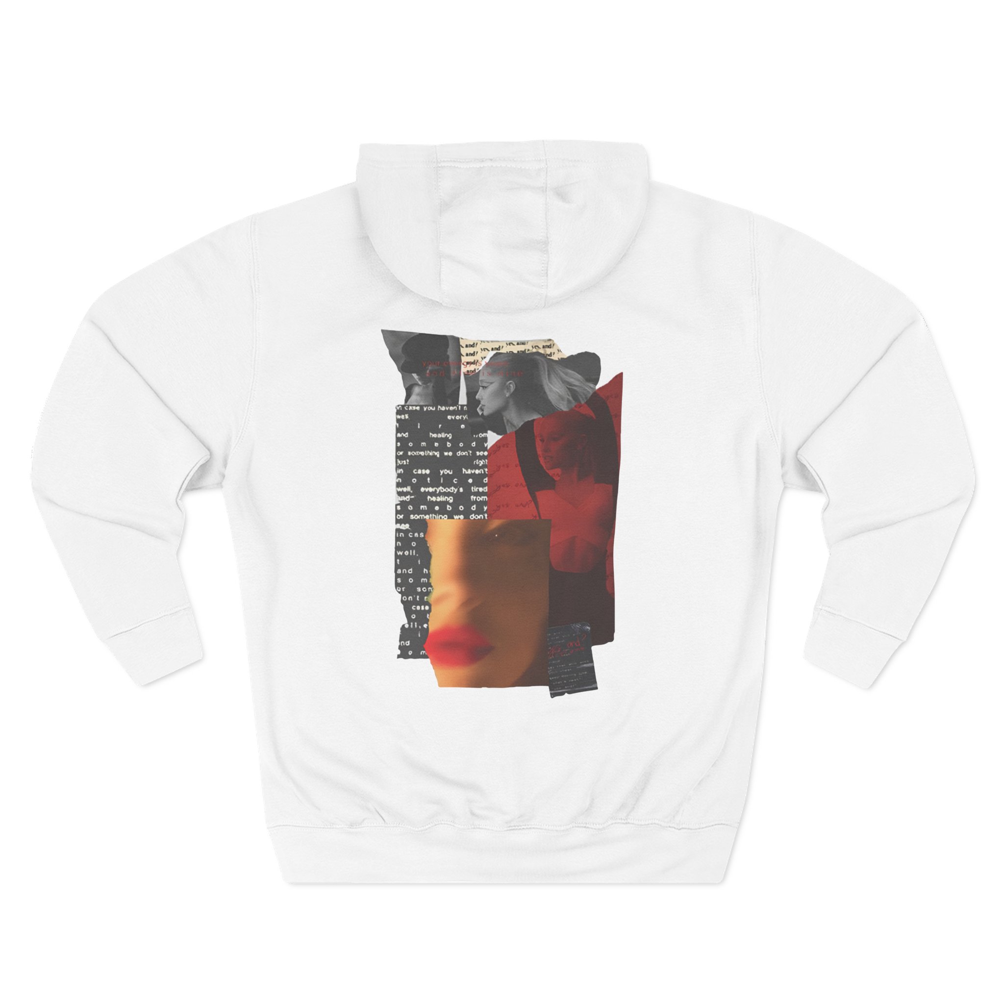 AG Yes, and? Collage Three-Panel Fleece Hoodie - Image 2