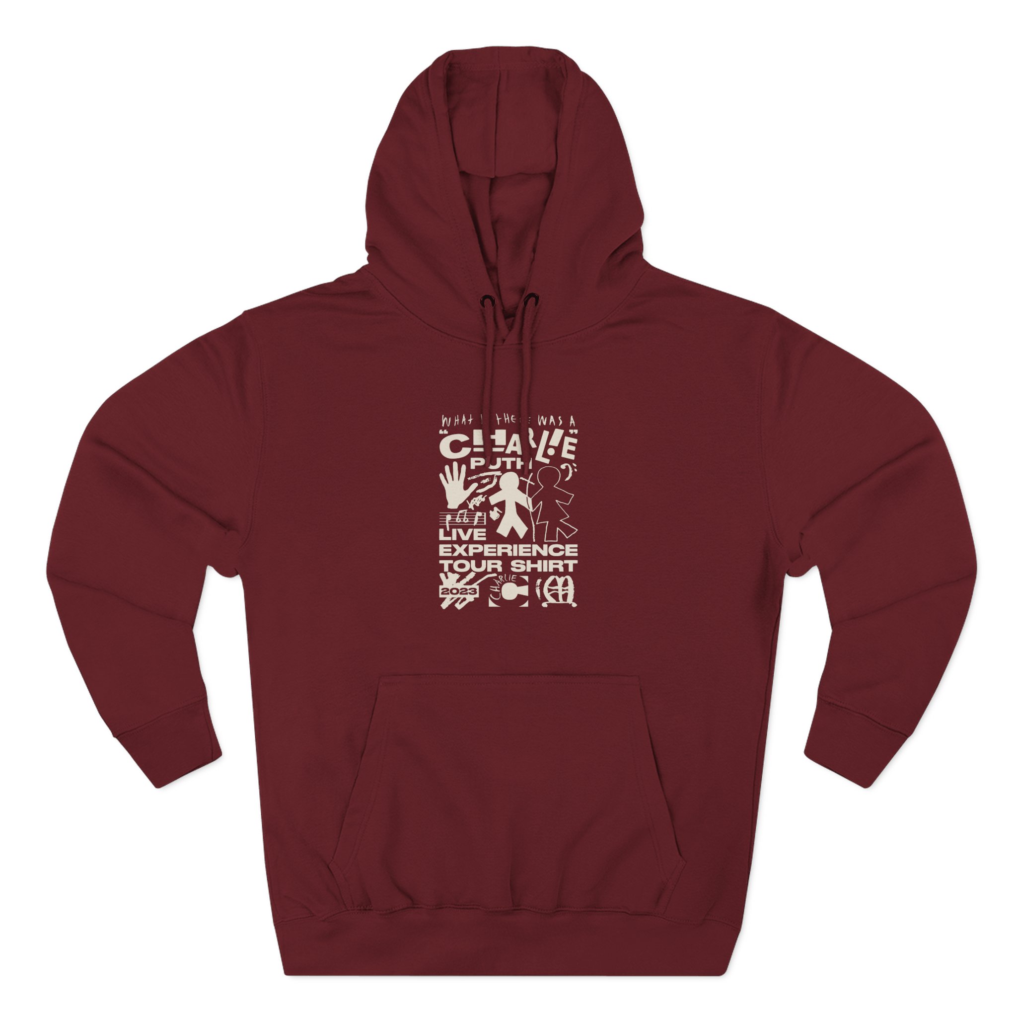 Charlie Puth What If There Was A Tour Three-Panel Fleece Hoodie - Image 13