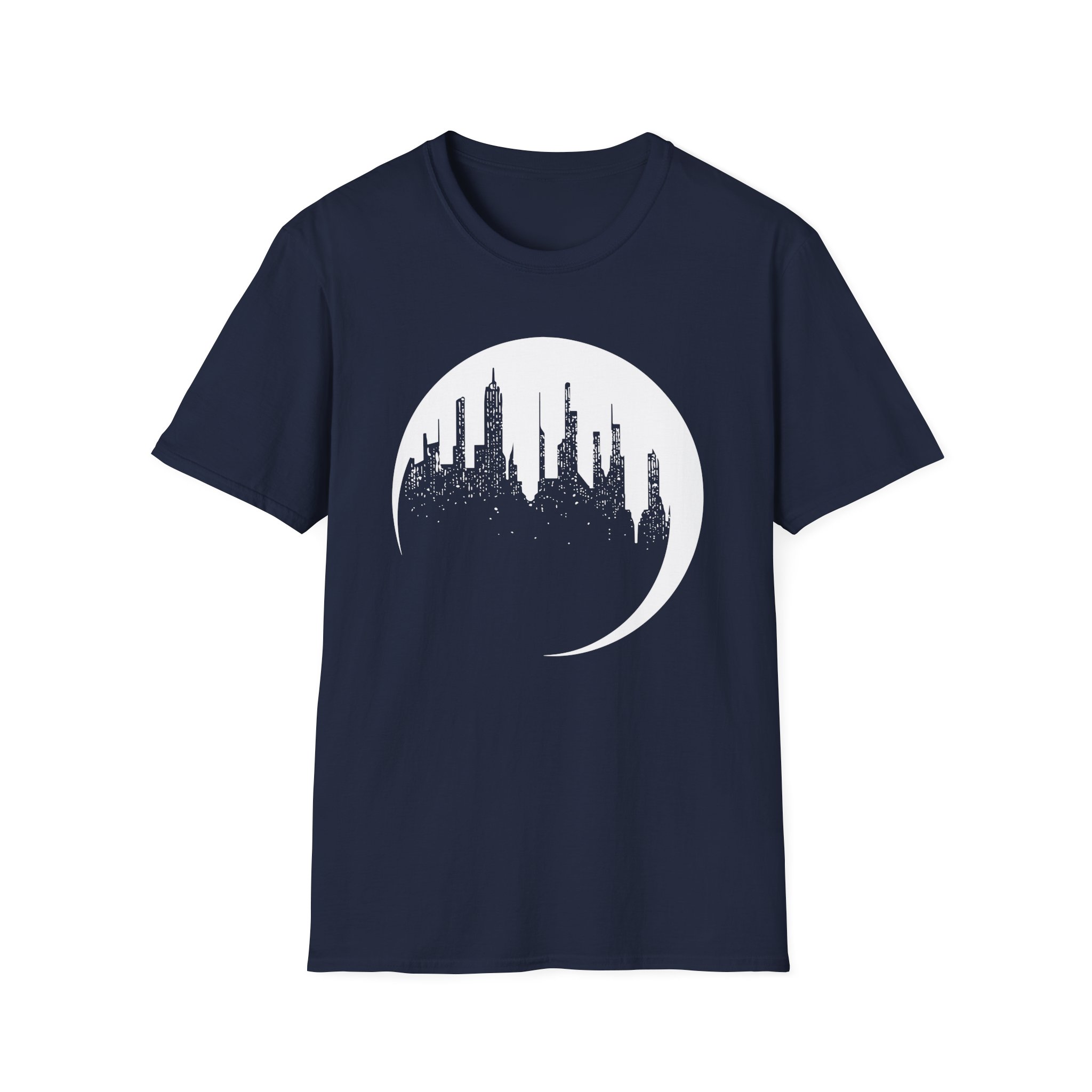 Dropout Unsleeping City Glow-In-The-Dark Unisex Softstyle T-Shirt - Image 9