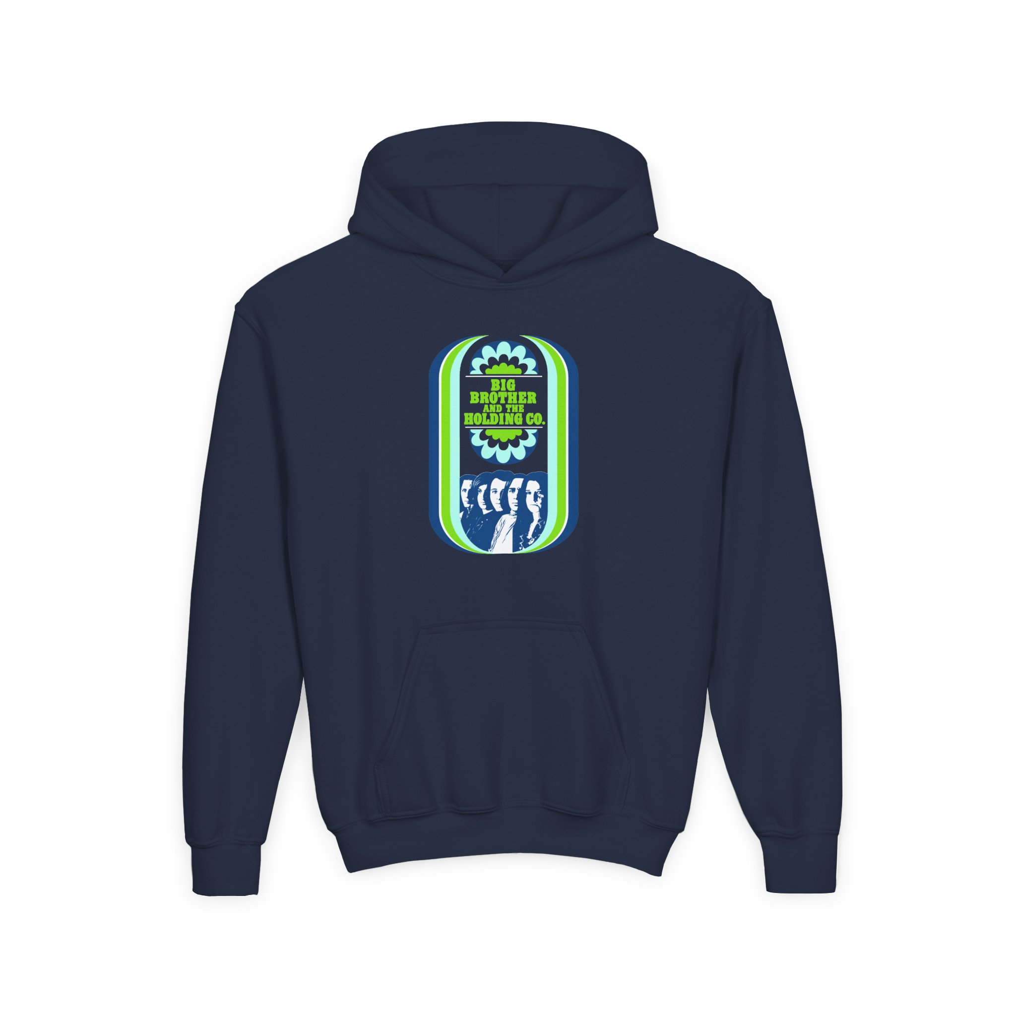 Youth Janis Joplin Vintage Handbill Heavy Blend Hooded Sweatshirt - Image 9
