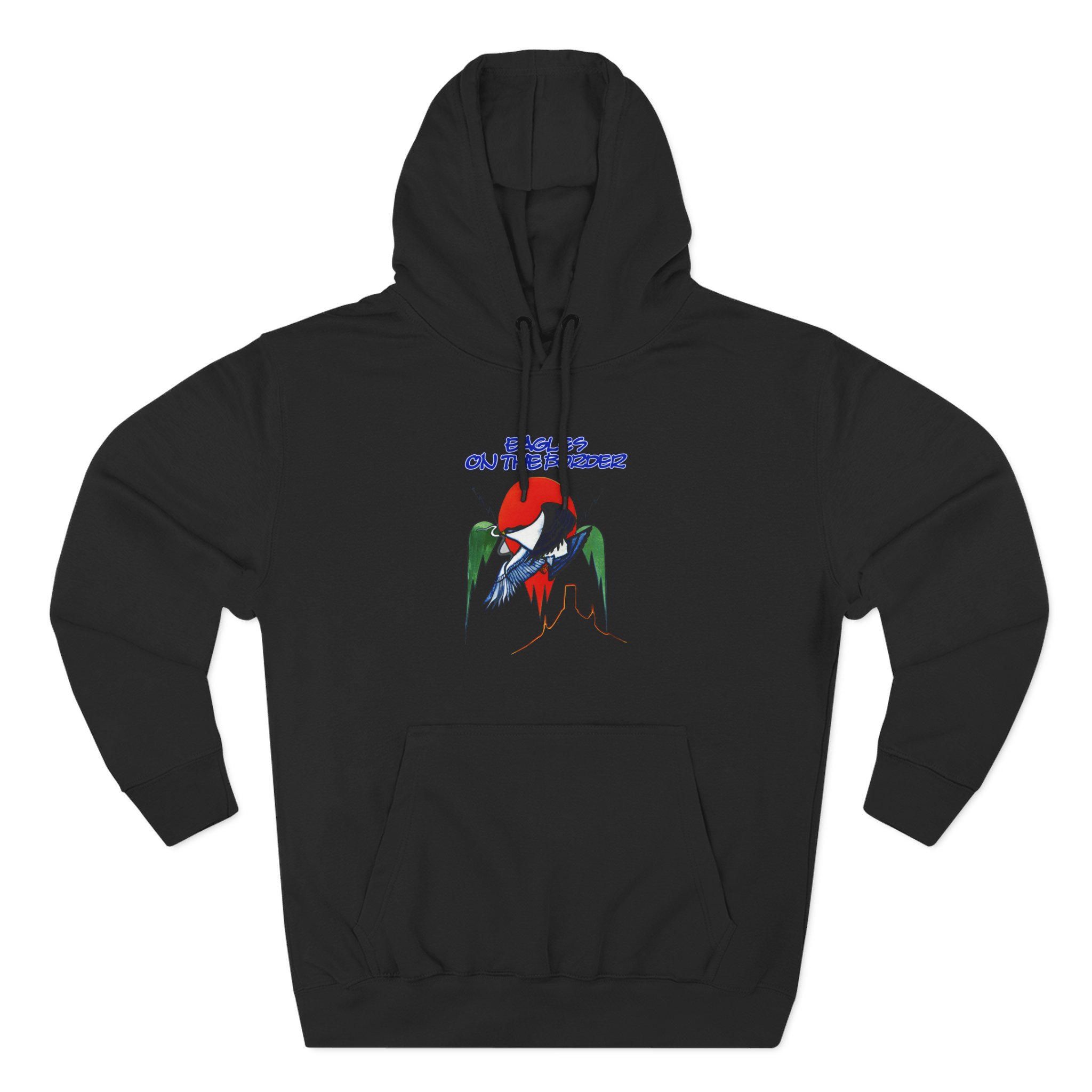 The Eagles on the Border Three-Panel Fleece Hoodie - Image 5
