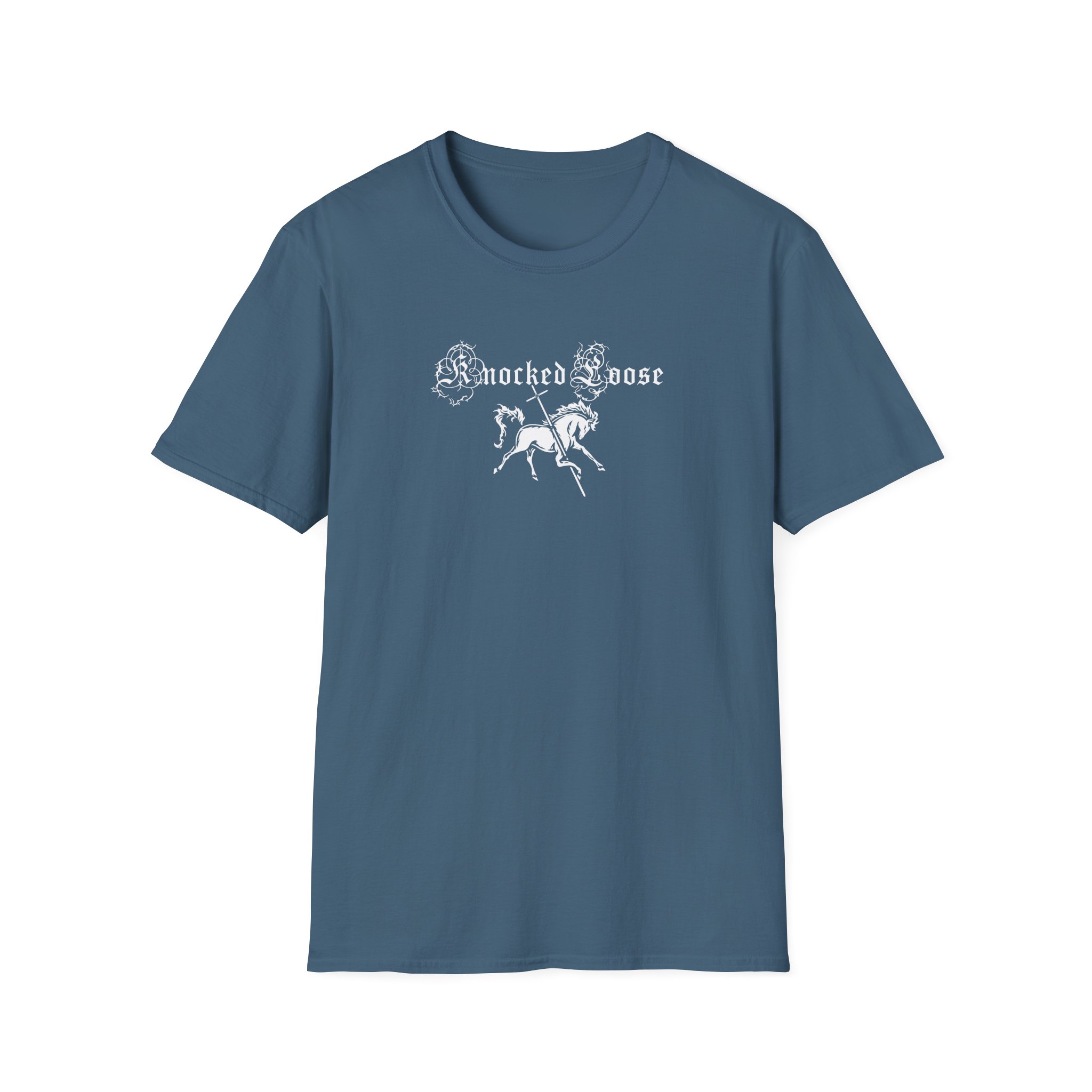 Knocked Loose Horse Cross Unisex Softstyle T-Shirt - Image 9