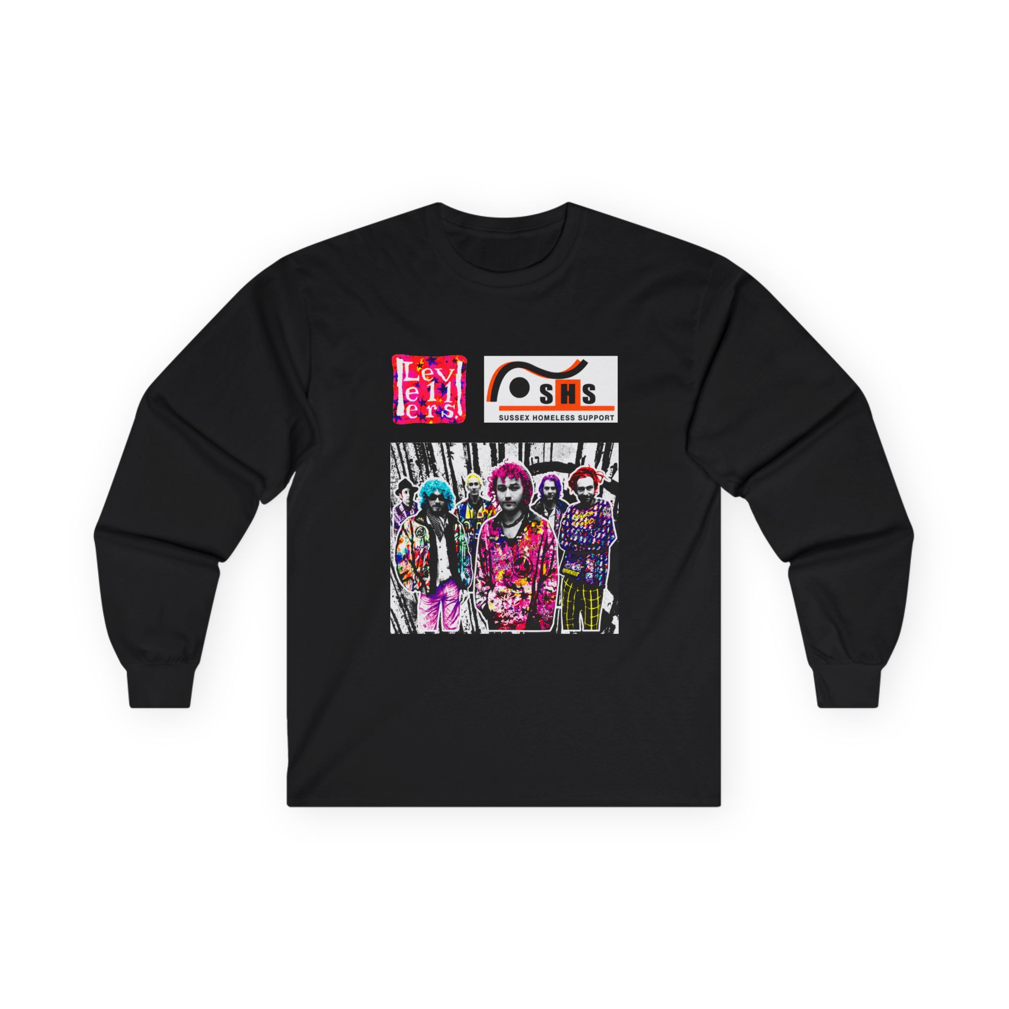 Levellers Postman Print Unisex Ultra Cotton Long Sleeve Tee