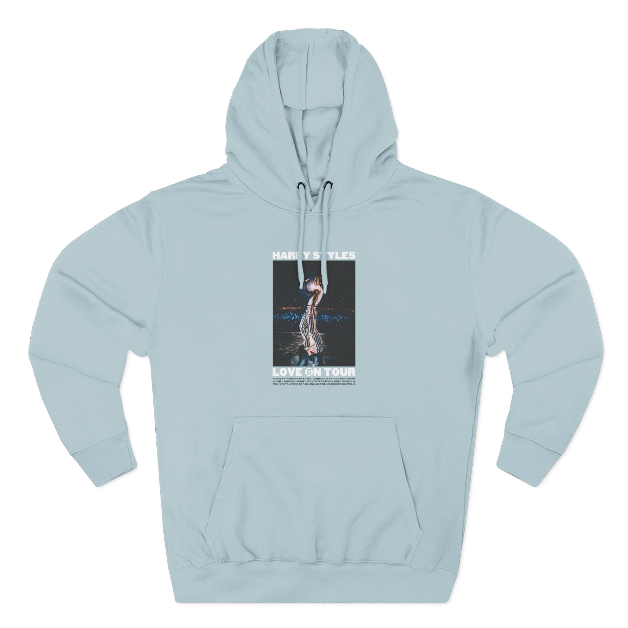 Love on Tour Gray Photo Three-Panel Fleece Hoodie - Image 3