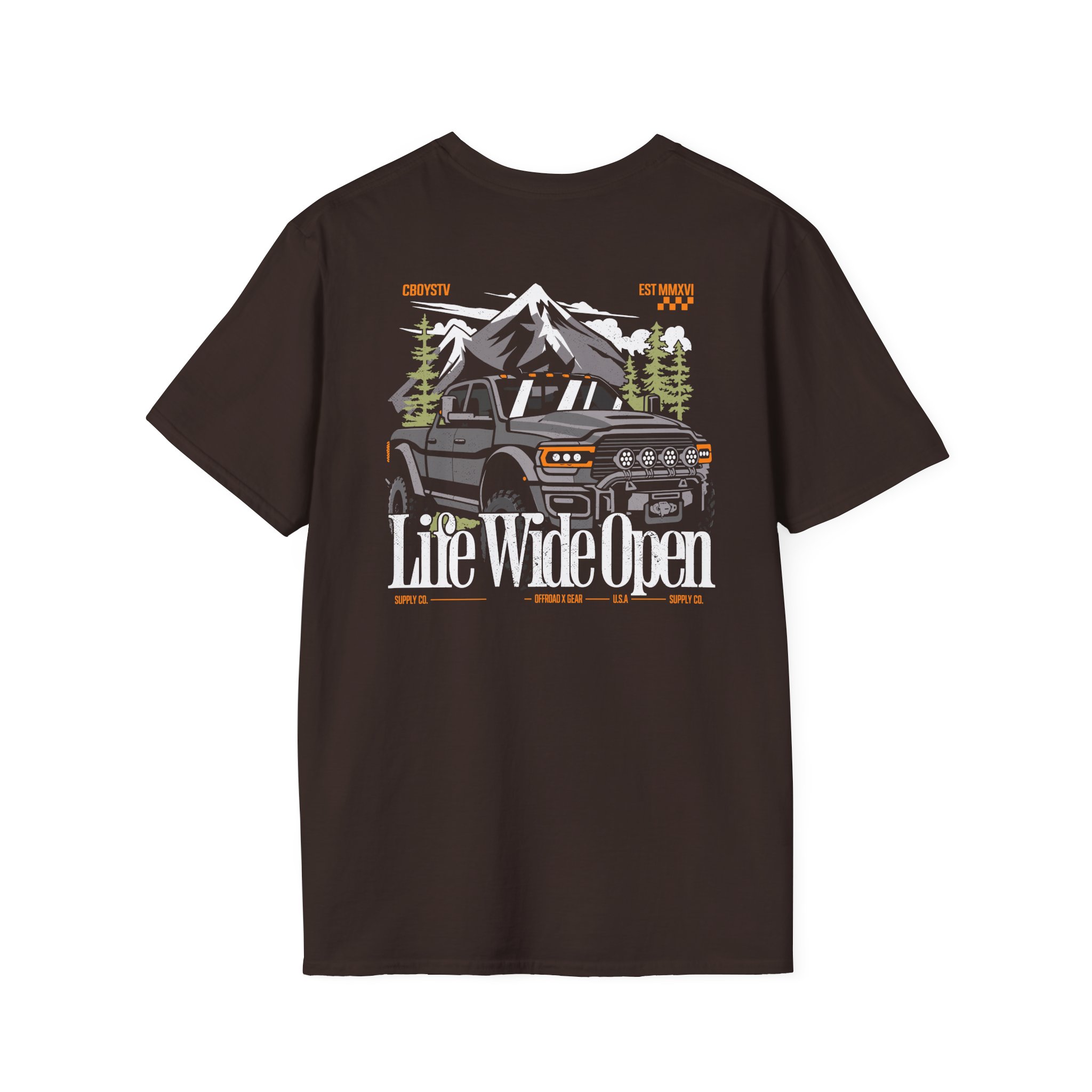 Cboystv Ram Mountain Unisex Softstyle T-Shirt - Image 4