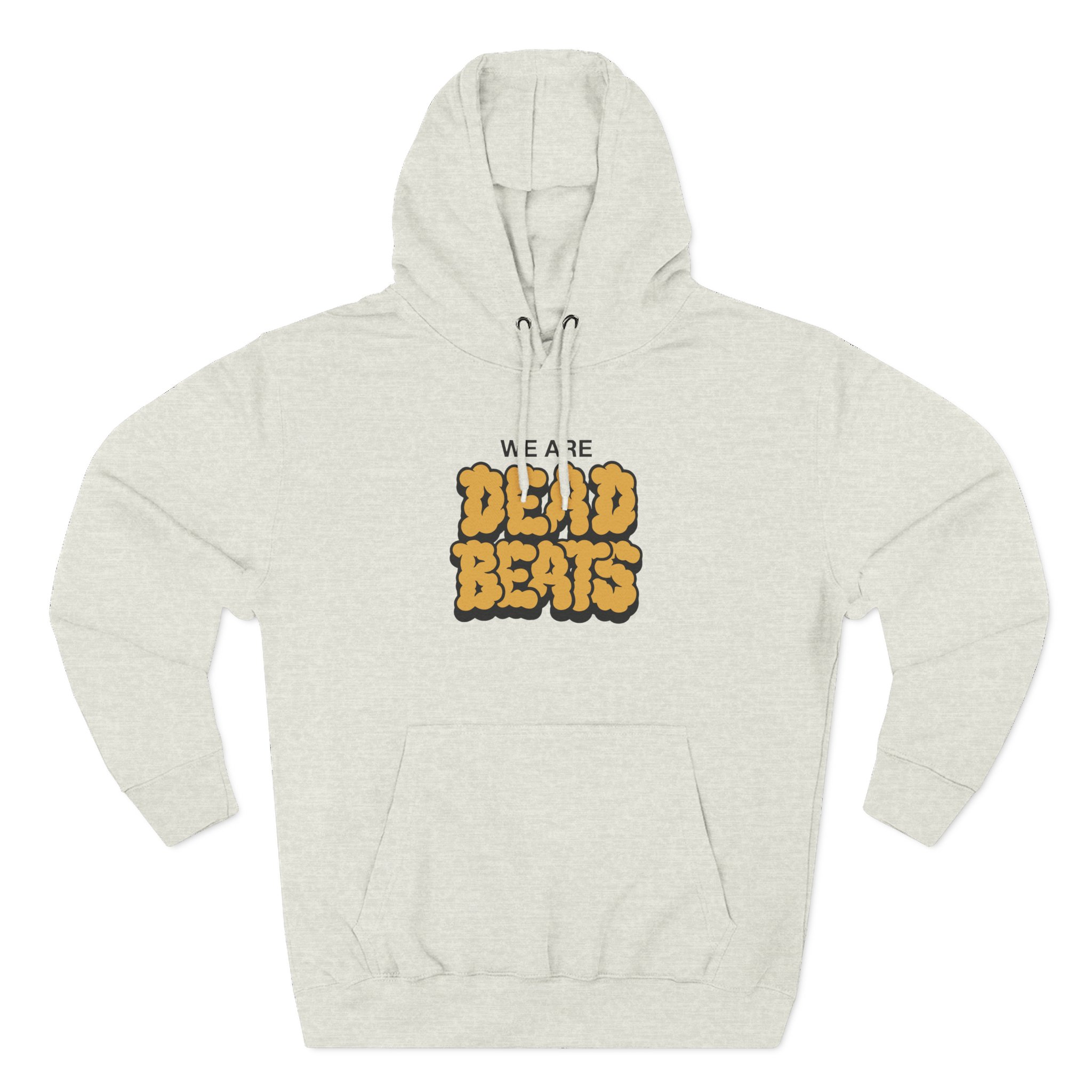 Deadbeats We Are Deadbeats Puff Three-Panel Fleece Hoodie - Image 9
