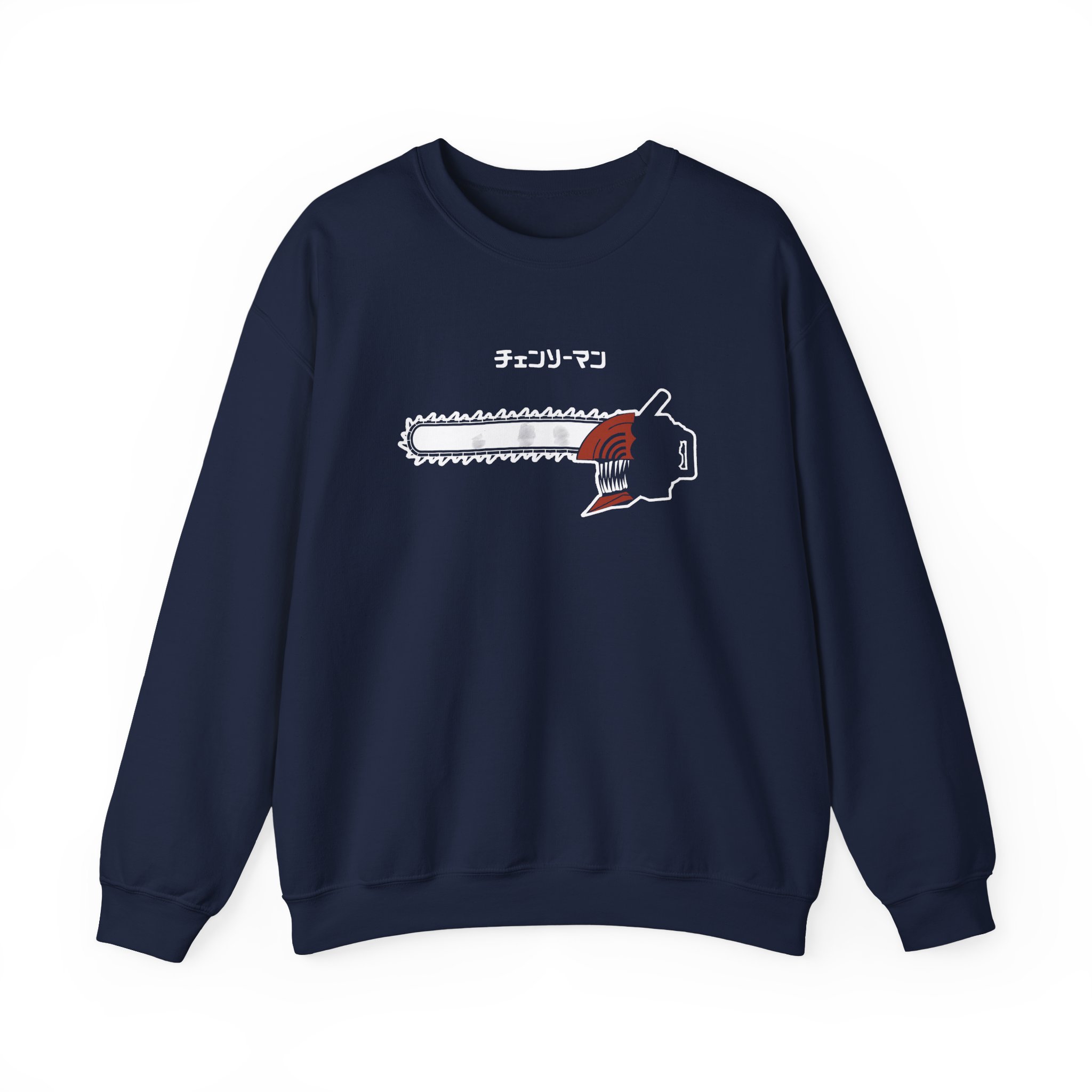 Chainsaw Man Flaming Unisex Heavy Blend™ Crewneck Sweatshirt - Image 11