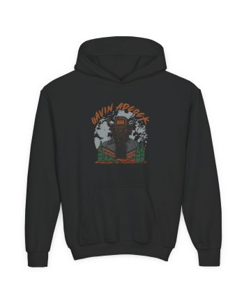 Gavin Adcock Graphite Bull Youth Heavy Blend Hooded Sweatshirt