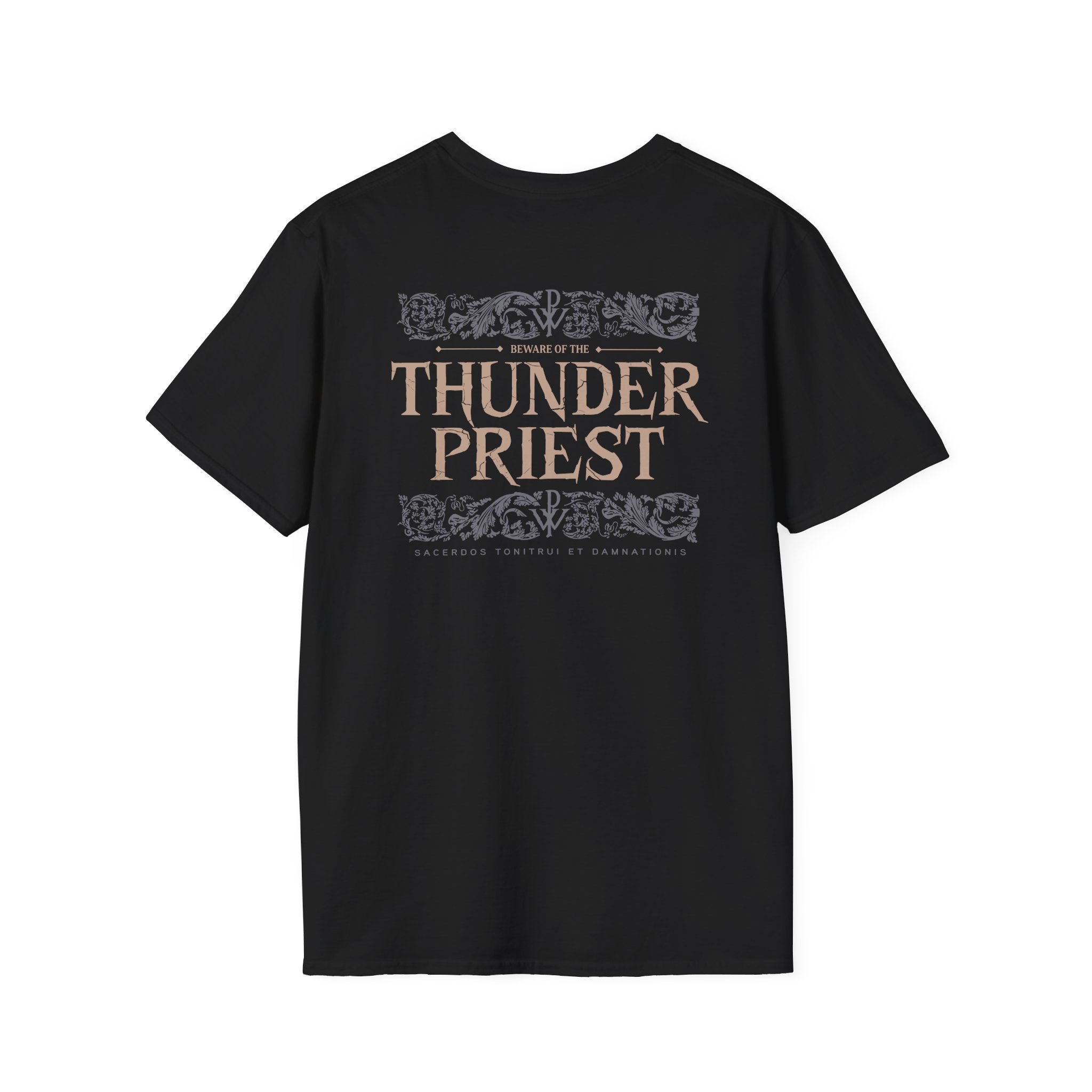 Powerwolf Thunderpriest Unisex Softstyle T-Shirt - Image 2