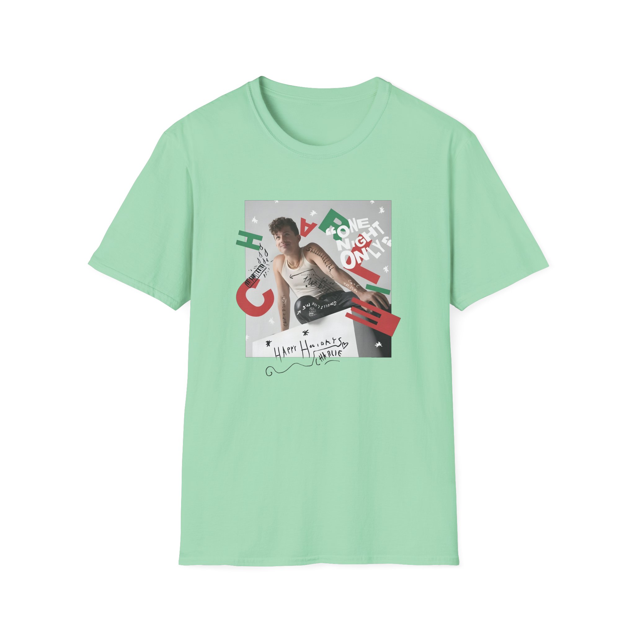 Charlie Puth Unisex Softstyle T-Shirt - Image 7