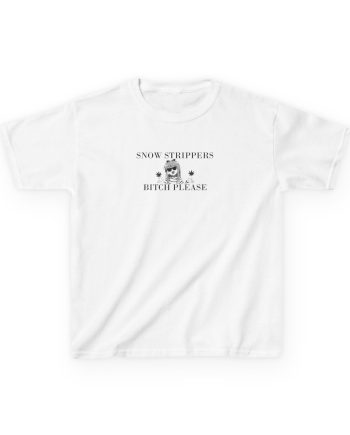Kids Snow Strippers Bitch Please Heavy Cotton™ Tee