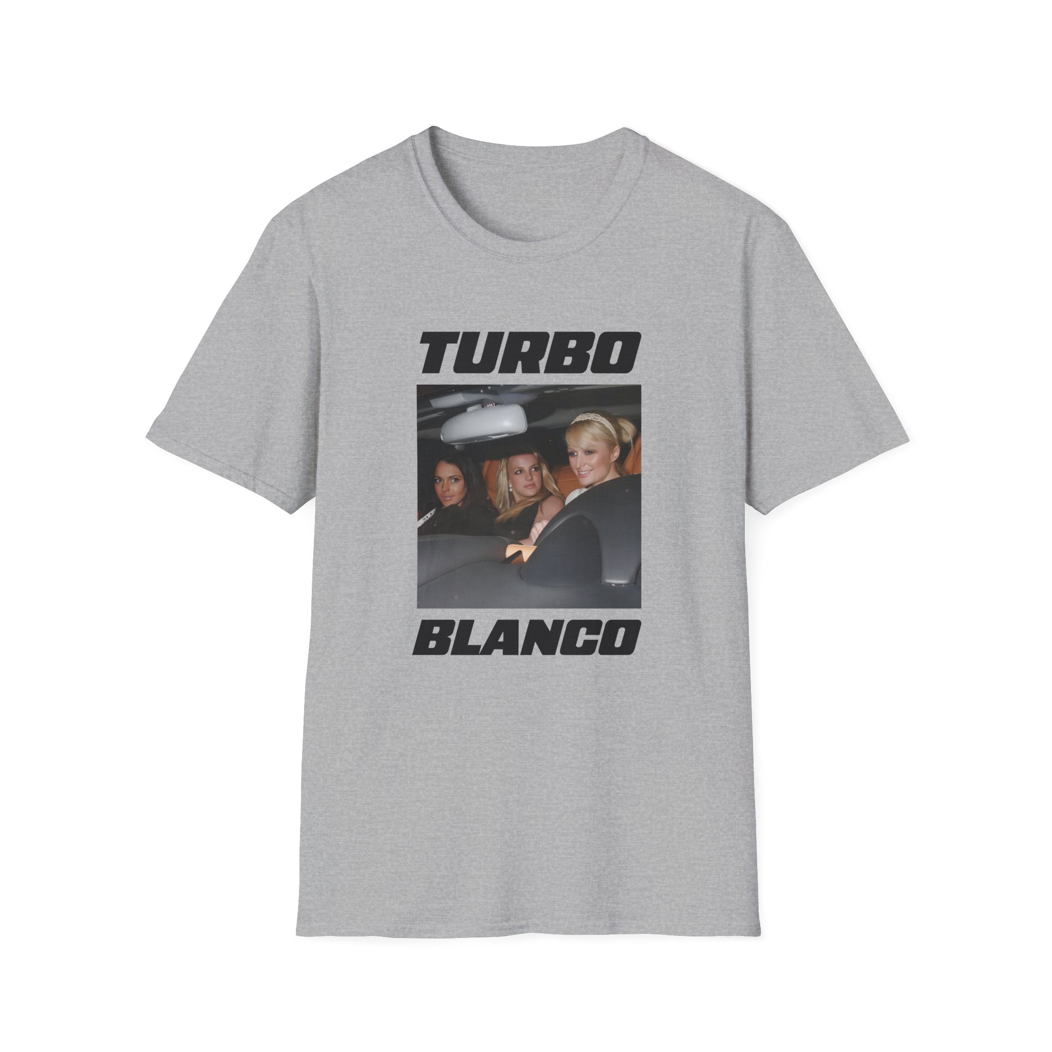 Chris Lorenzo Turbo Blanco Unisex Softstyle T-shirt - Image 7