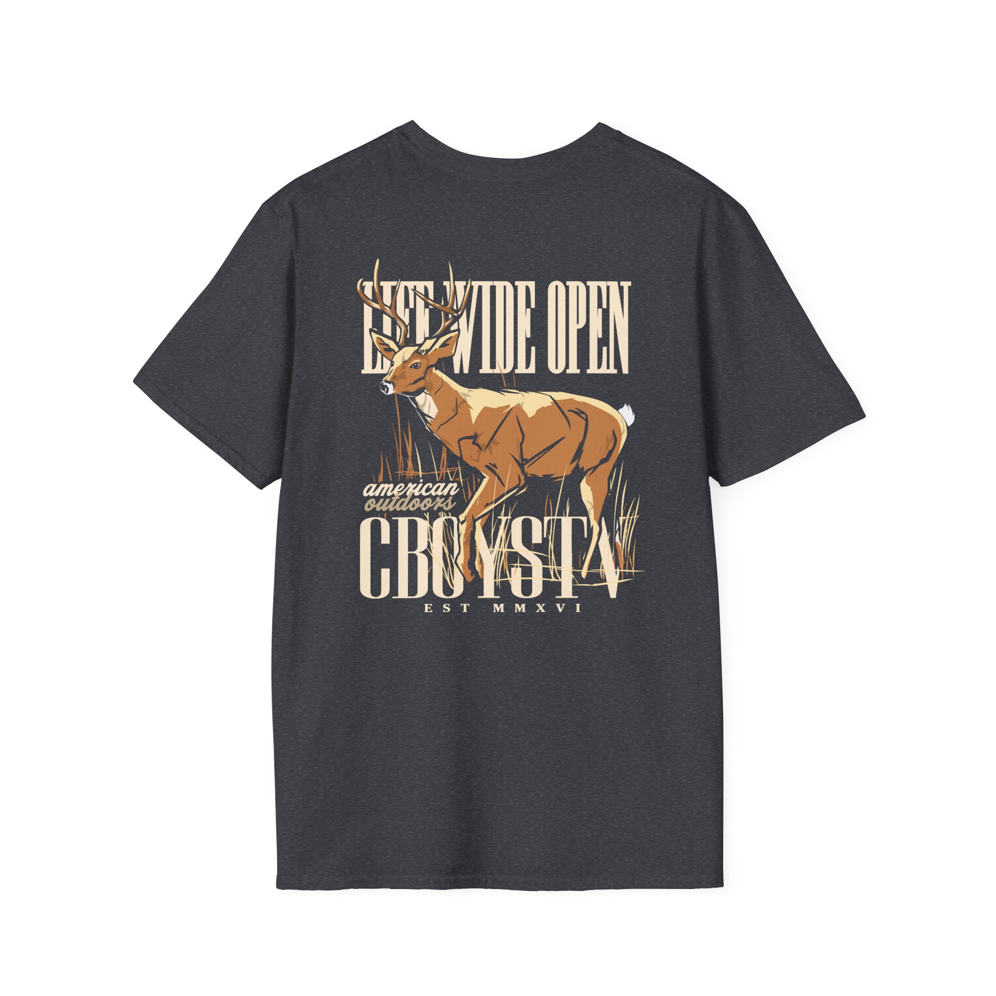 Cboystv Whitetail Unisex Softstyle T-Shirt - Image 18