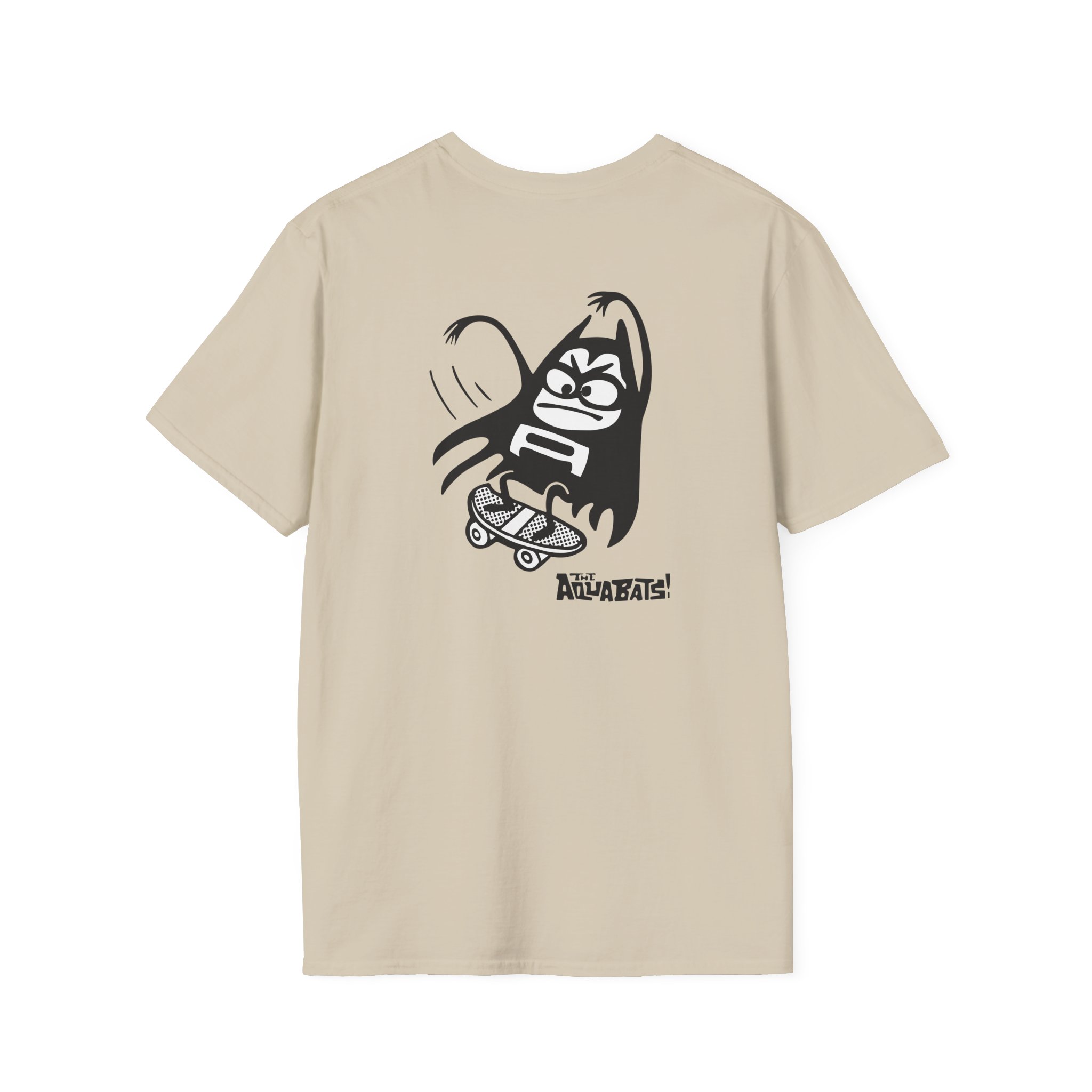 The Aquabats Lil Bat Skateboard Unisex Softstyle T-Shirt - Image 6