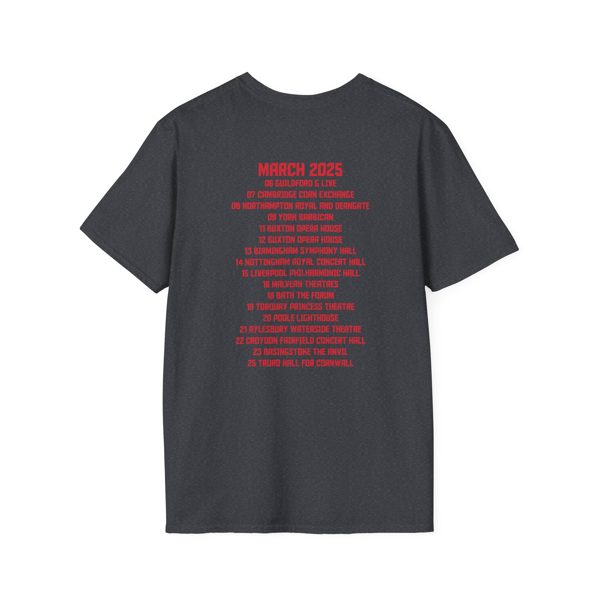 Levellers 2025 March We the Collective Tour Unisex Softstyle T-Shirt - Image 12