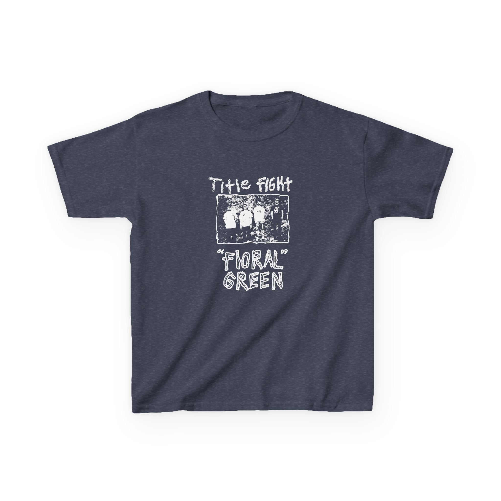 Kids Cold Cuts Title Fight Floral Green Promo Heavy Cotton™ Tee - Image 15