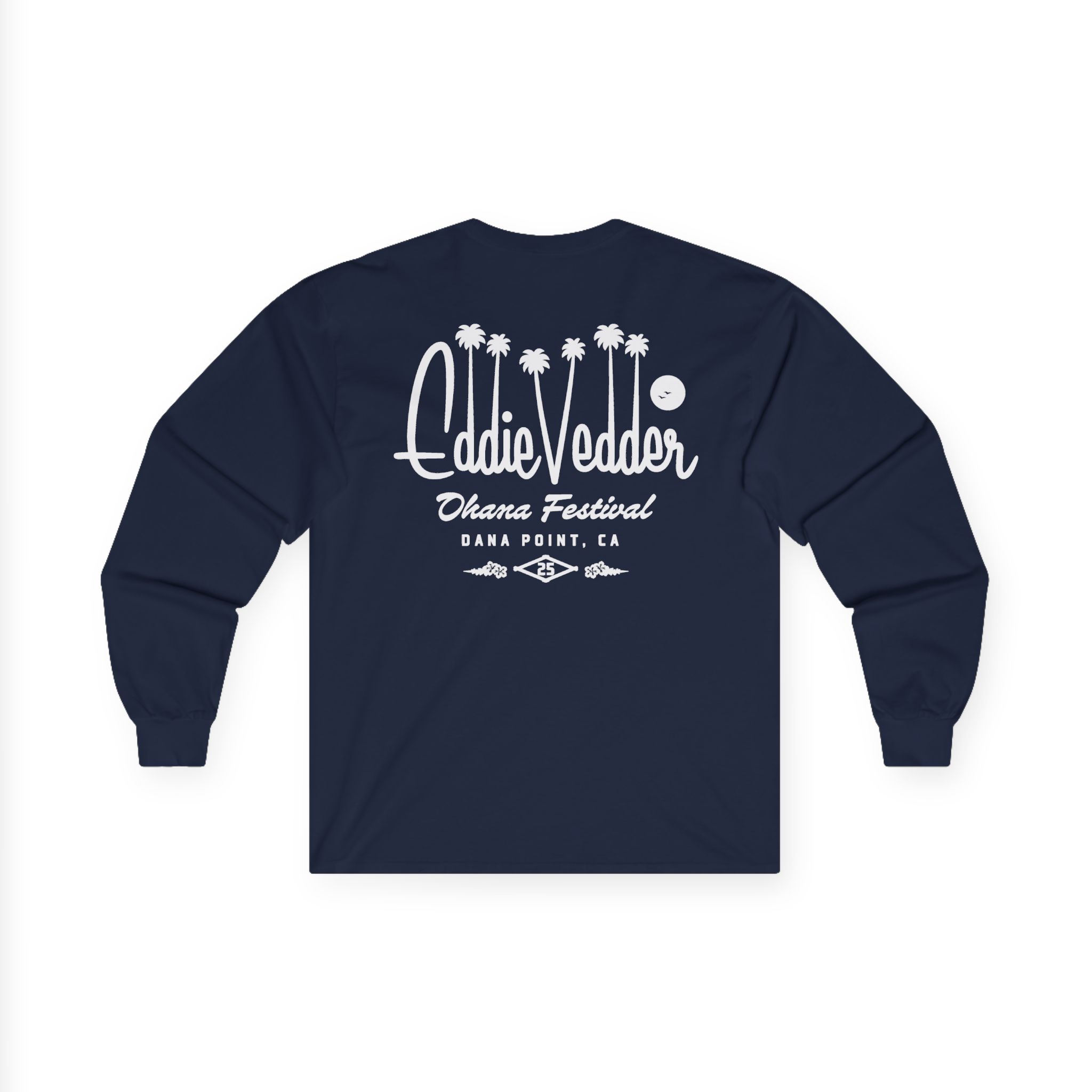 Eddie Vedder Palm Script Unisex Ultra Cotton Long Sleeve Tee - Image 8