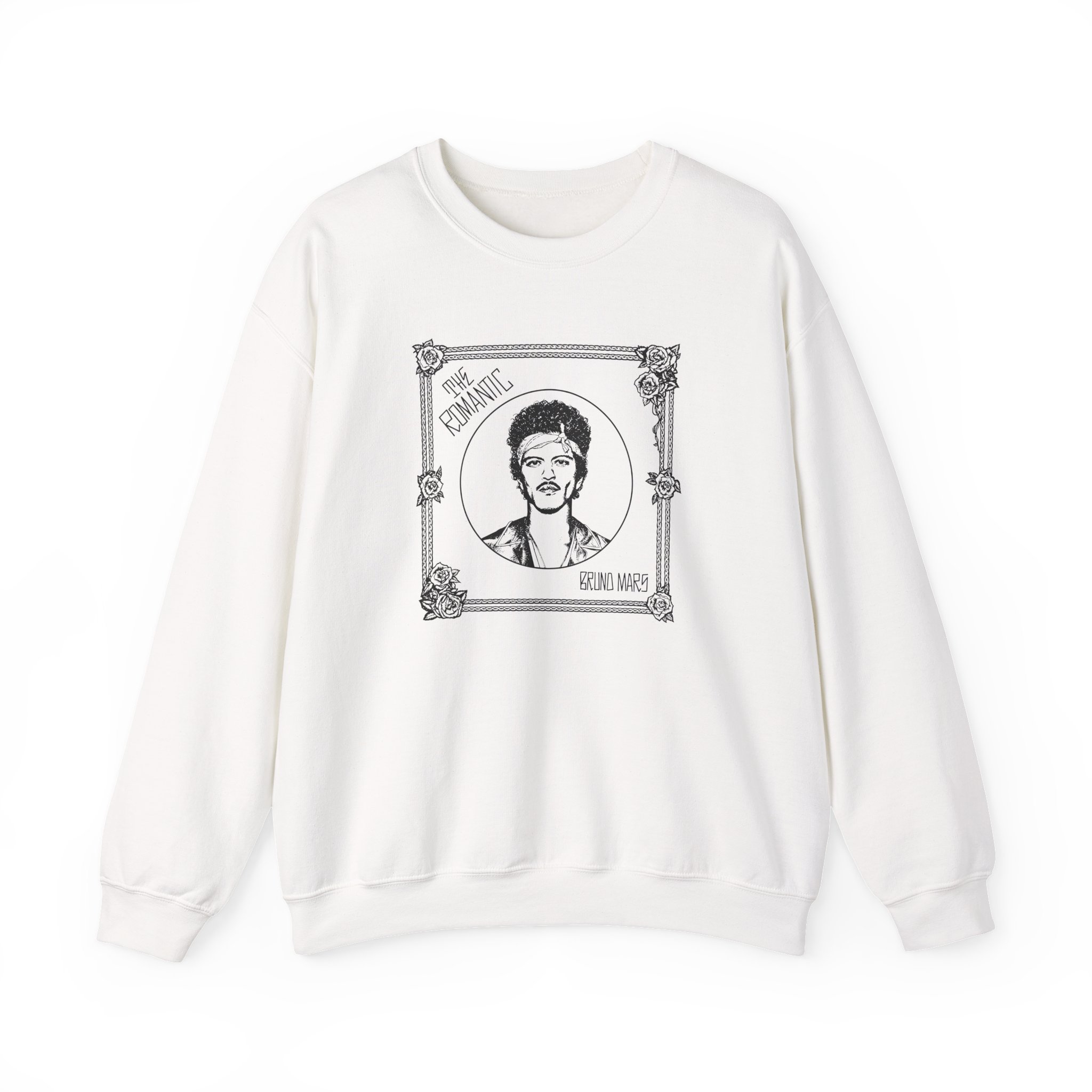 Bruno Mars the Romantic Tour Unisex Heavy Blend™ Crewneck Sweatshirt