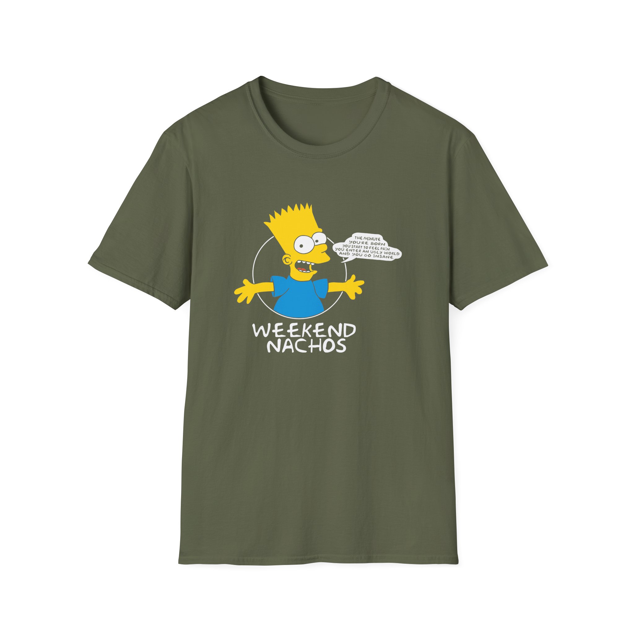 Weekend Nachos Unisex Softstyle T-Shirt - Image 7