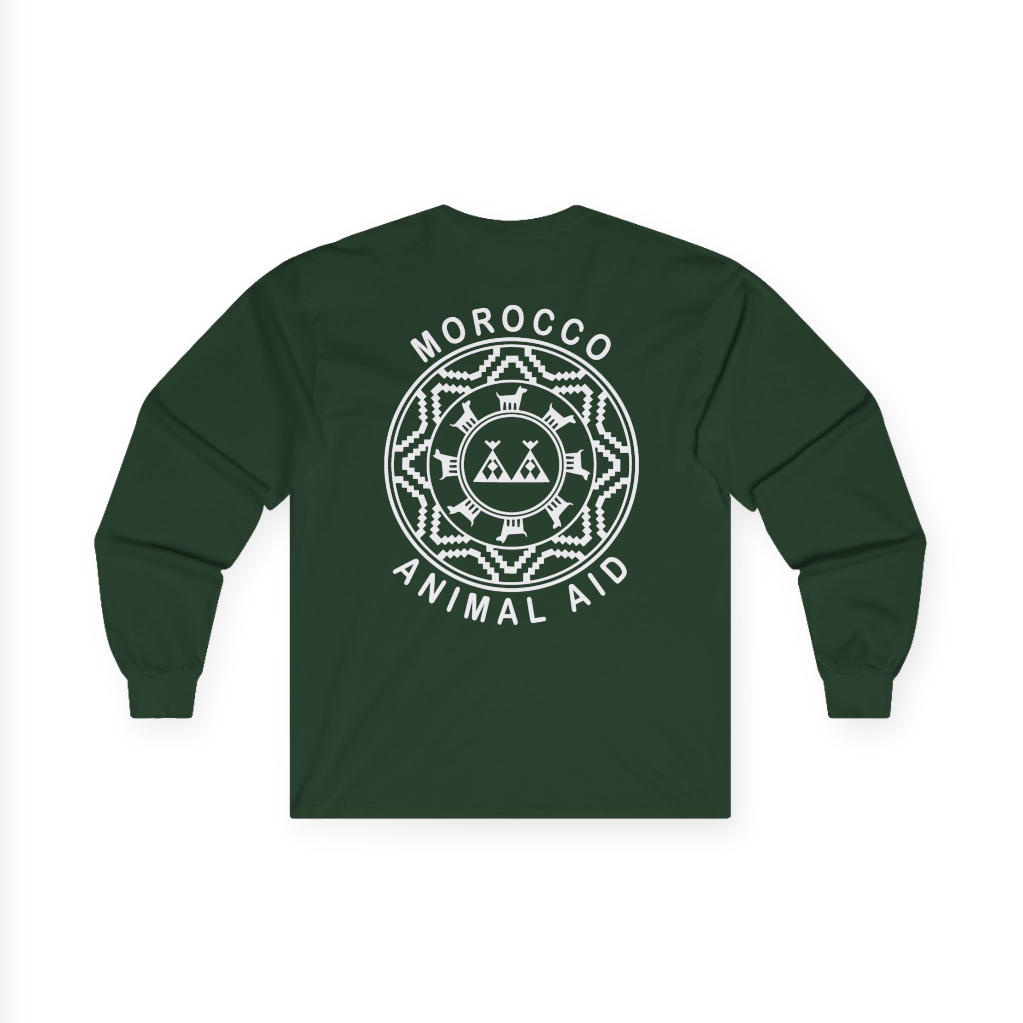 Kinging It Morocco Animal Aid Unisex Ultra Cotton Long Sleeve Tee - Image 8