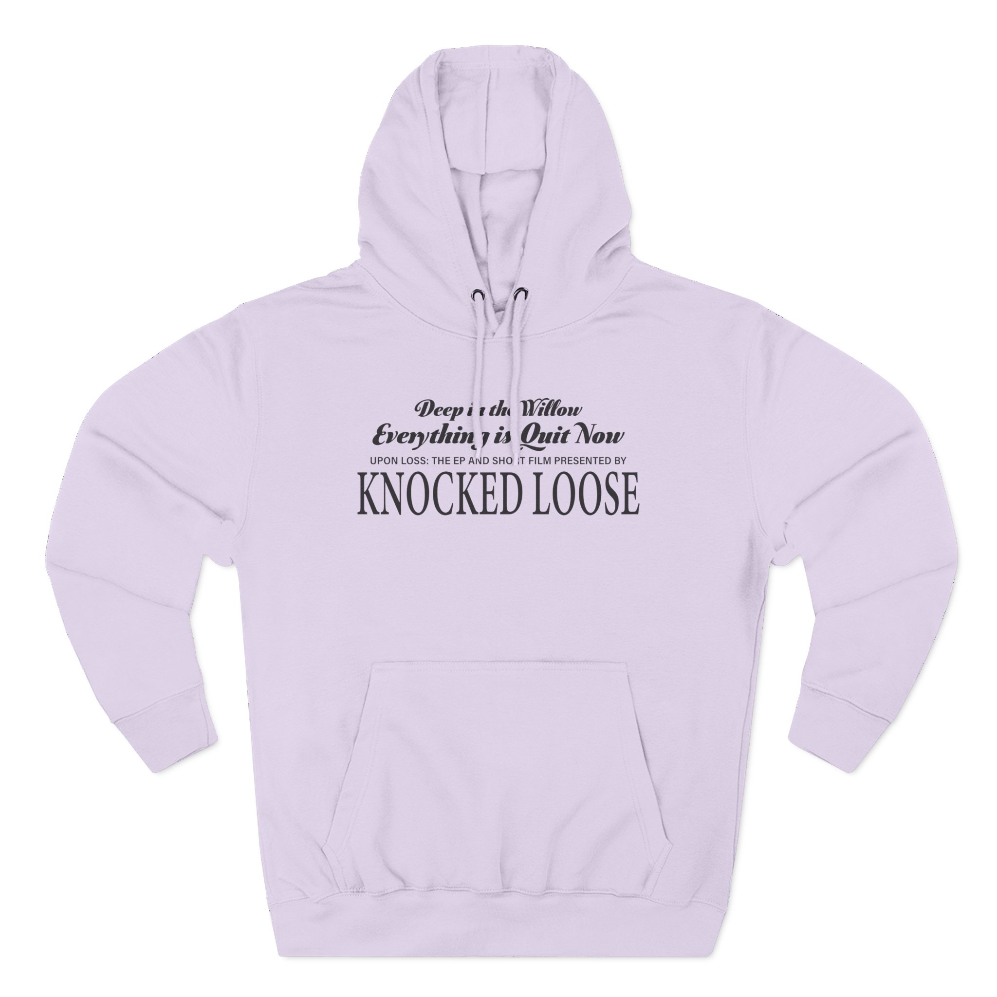 Knocked Loose Quiet Now Three-Panel Fleece Hoodie - Image 13