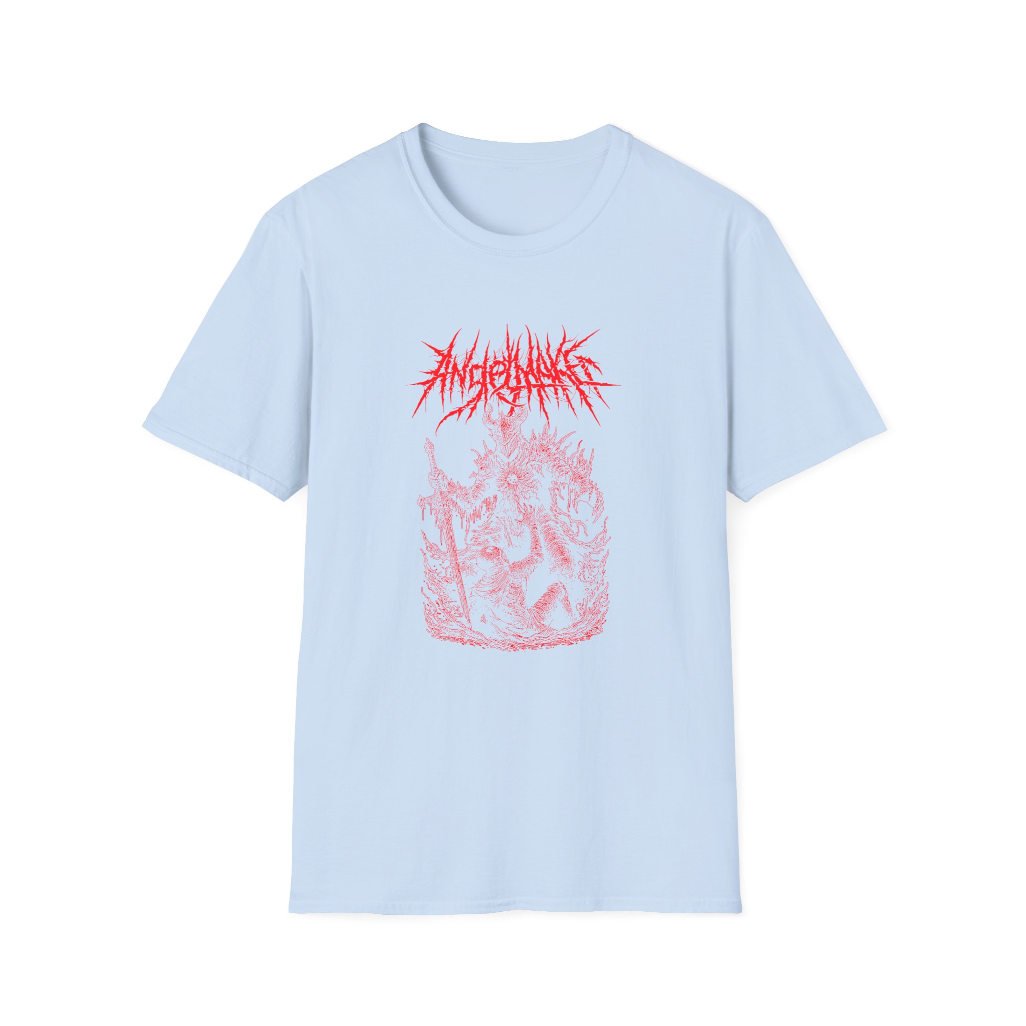 Angelmaker Death Knight Unisex Softstyle T-Shirt - Image 9