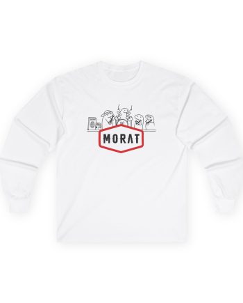 Morat Name Drawing Flork Playera Unisex Ultra Cotton Long Sleeve Tee