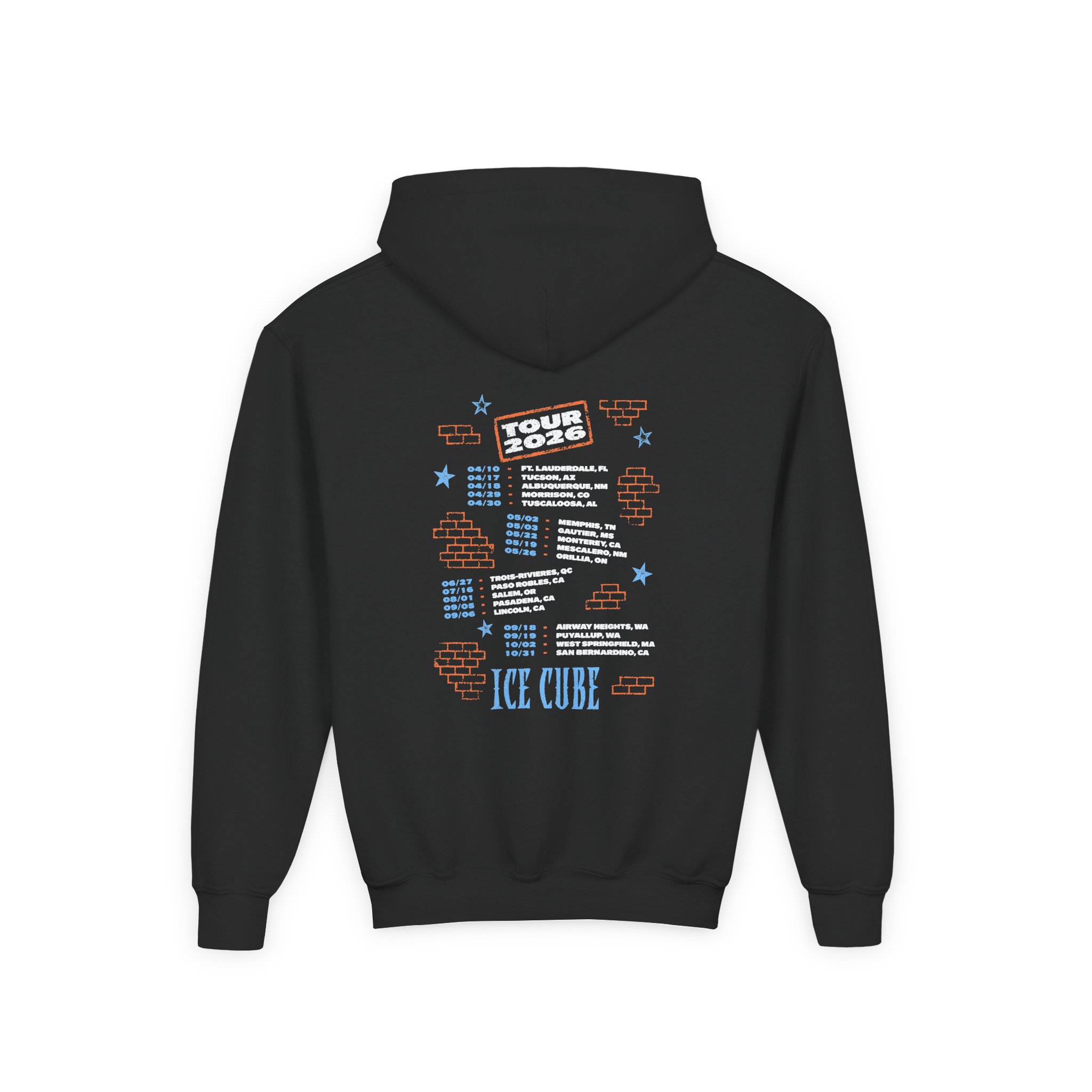 Ice Cube 2026 Logo Youth Heavy Blend Hooded Sweatshirt - Image 2