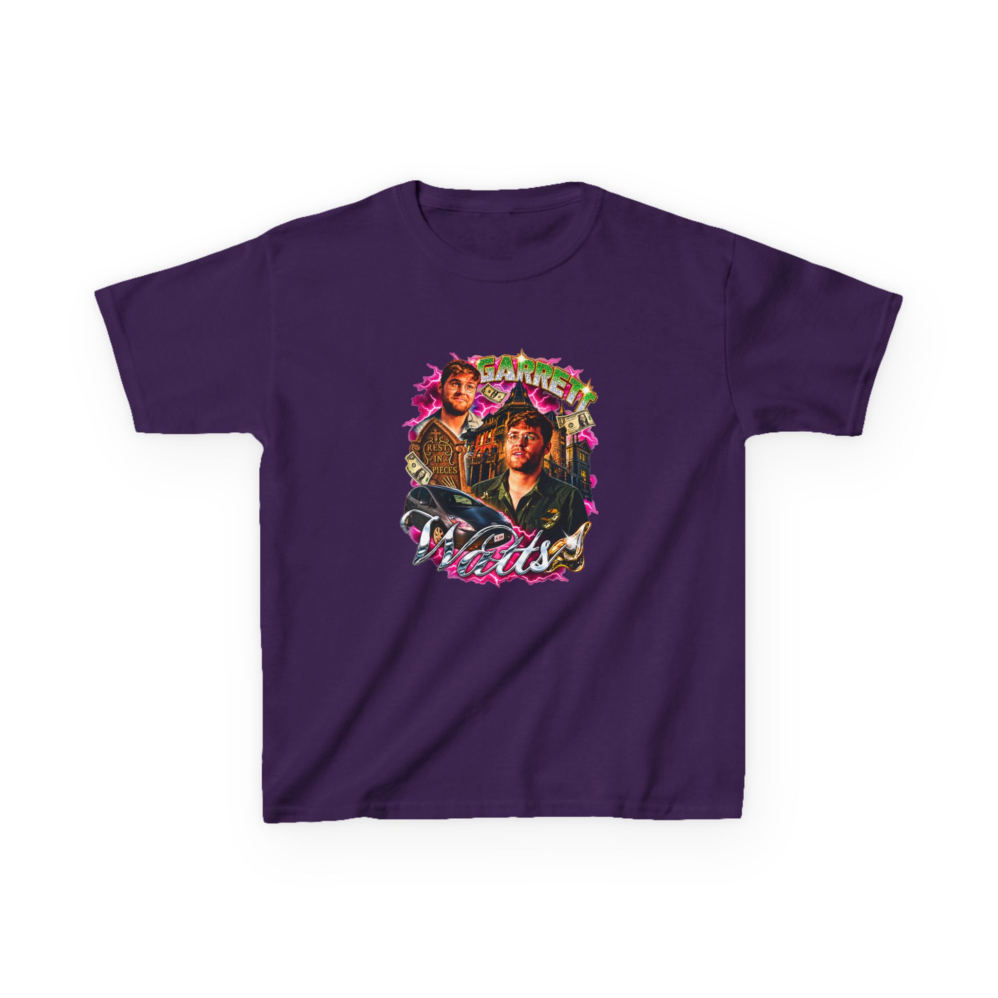 Garrett Watts Bootleg 90's Rap Kids Heavy Cotton™ Tee - Image 7