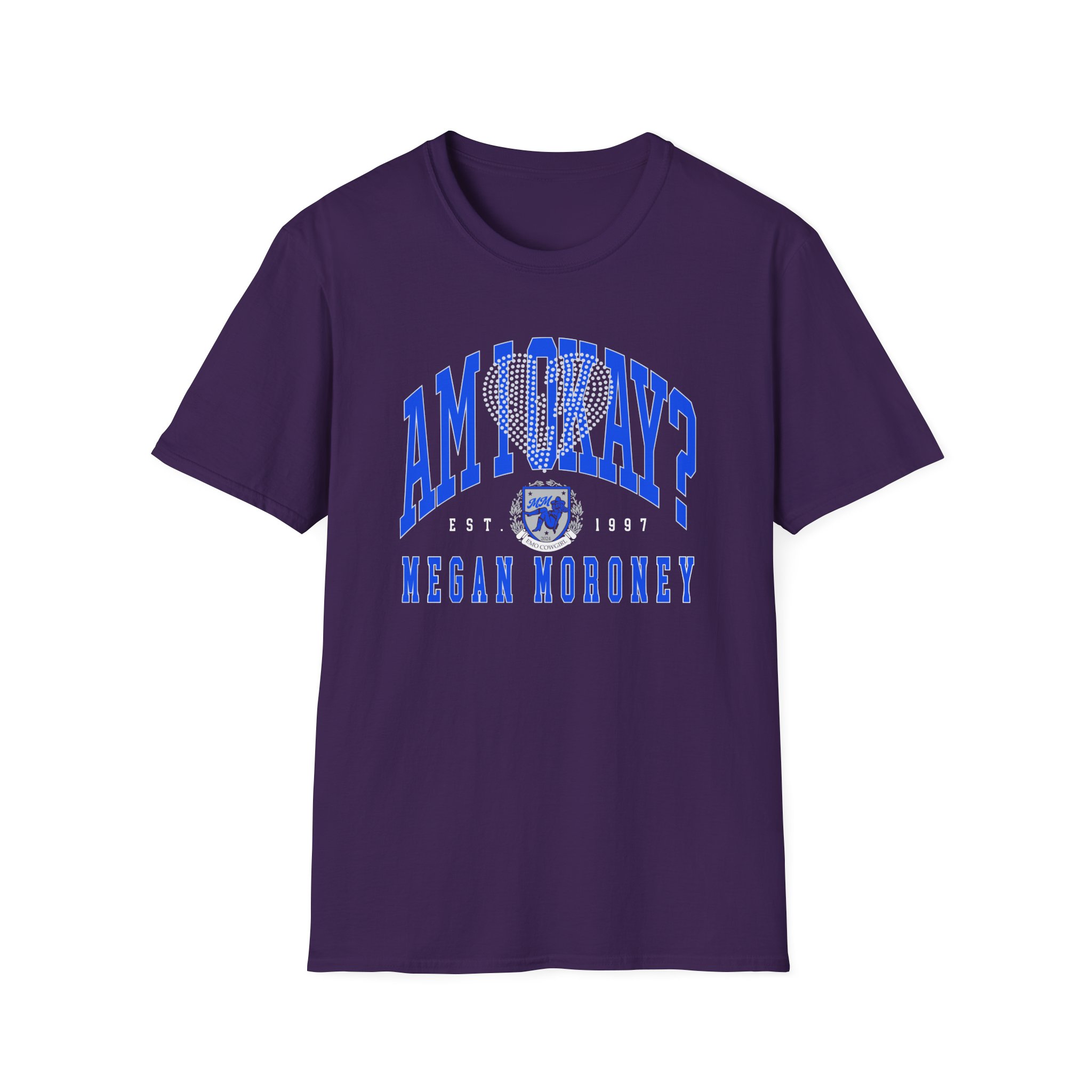 Megan Moroney Am I Okay? Rhinestone Unisex Softstyle T-Shirt - Image 13