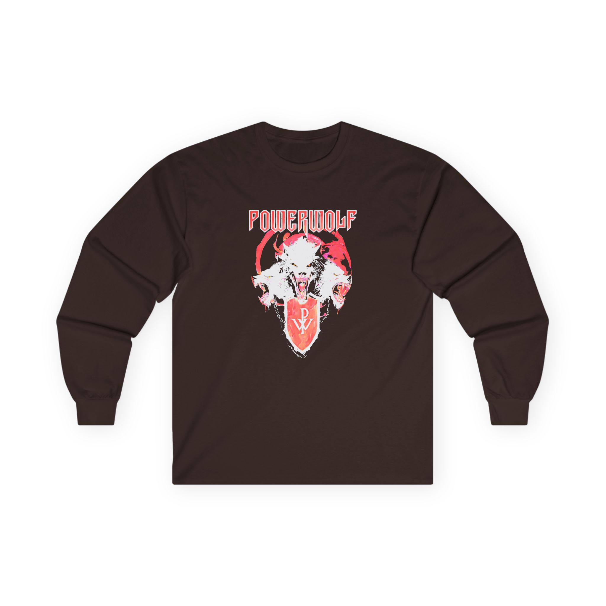 Powerwolf Triple Wolf Unisex Ultra Cotton Long Sleeve Tee - Image 3