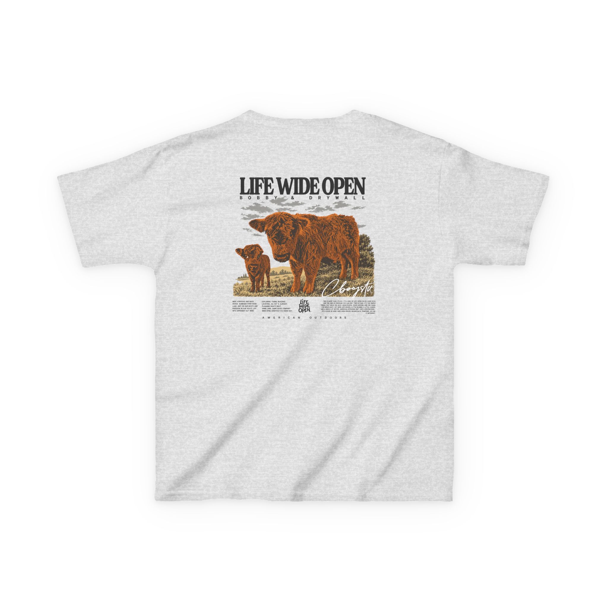 Kids Cboystv Bobby Drywall Heavy Cotton™ Tee - Image 4