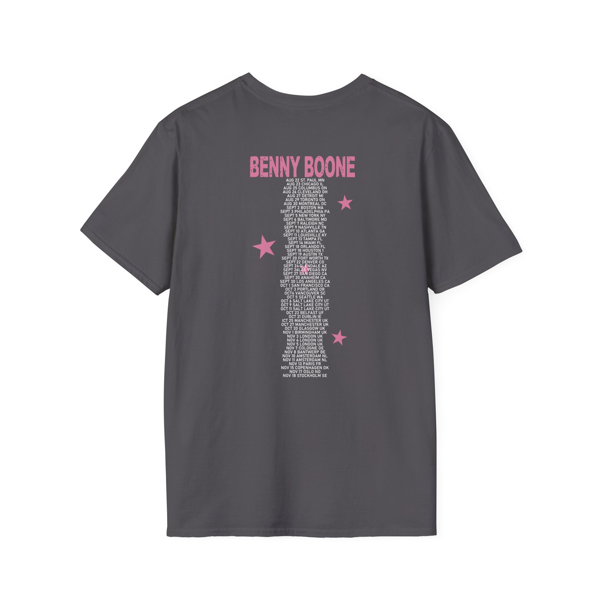 Benson Boone American Heart Unisex Softstyle T-Shirt - Image 2