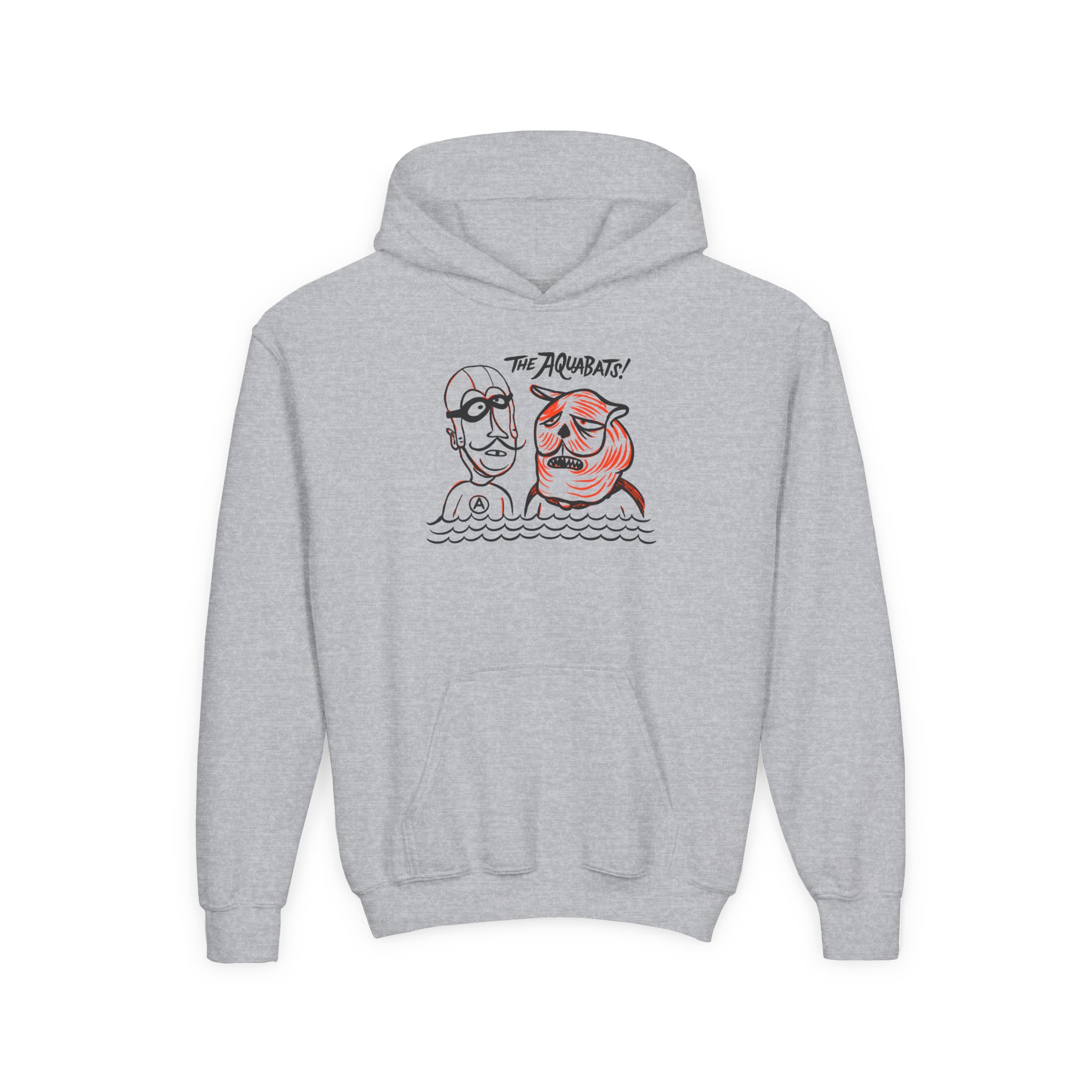 The Aquabats! Youth Heavy Blend Hooded Sweatshirt - Image 3