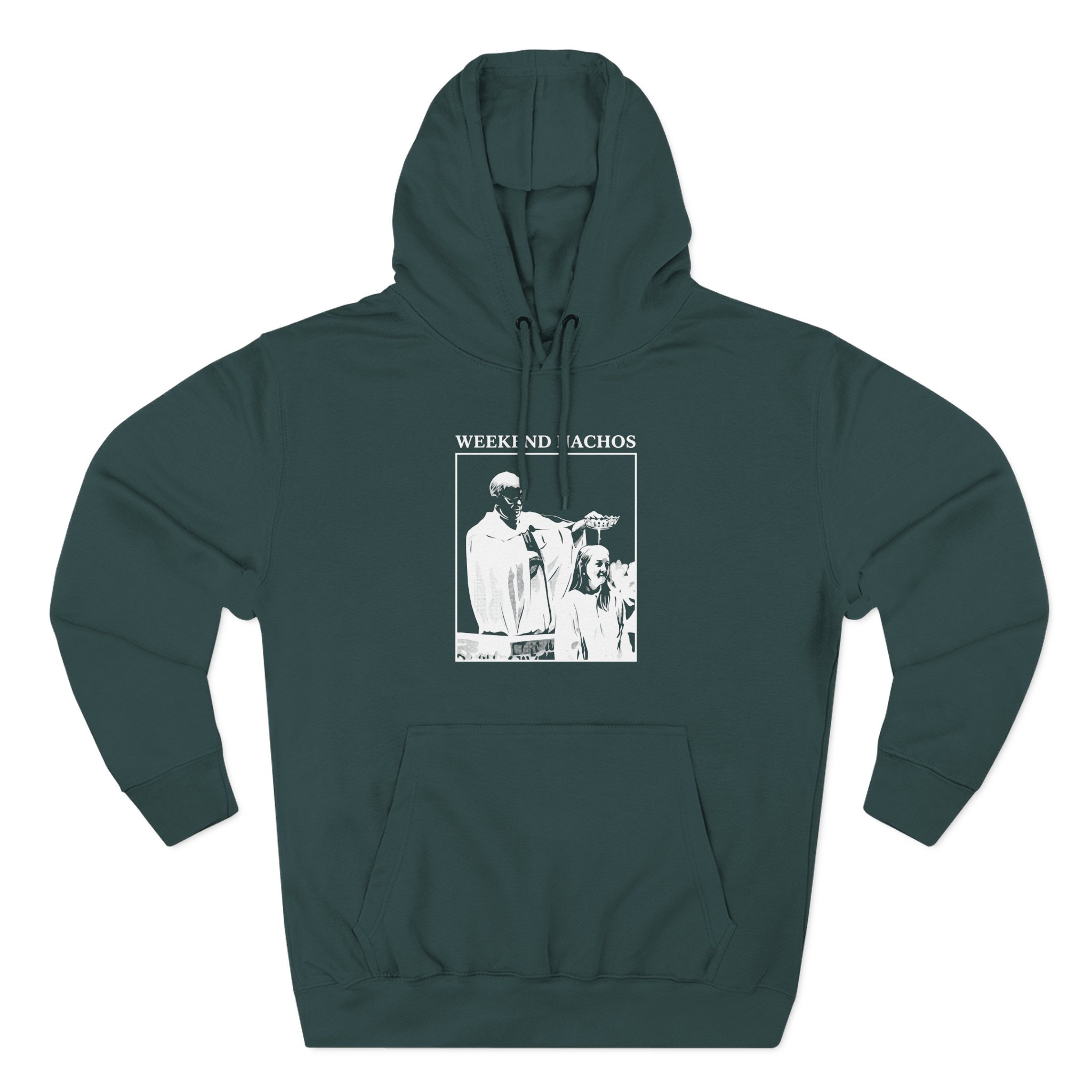 Weekend Nachos Three-Panel Fleece Hoodie - Image 7
