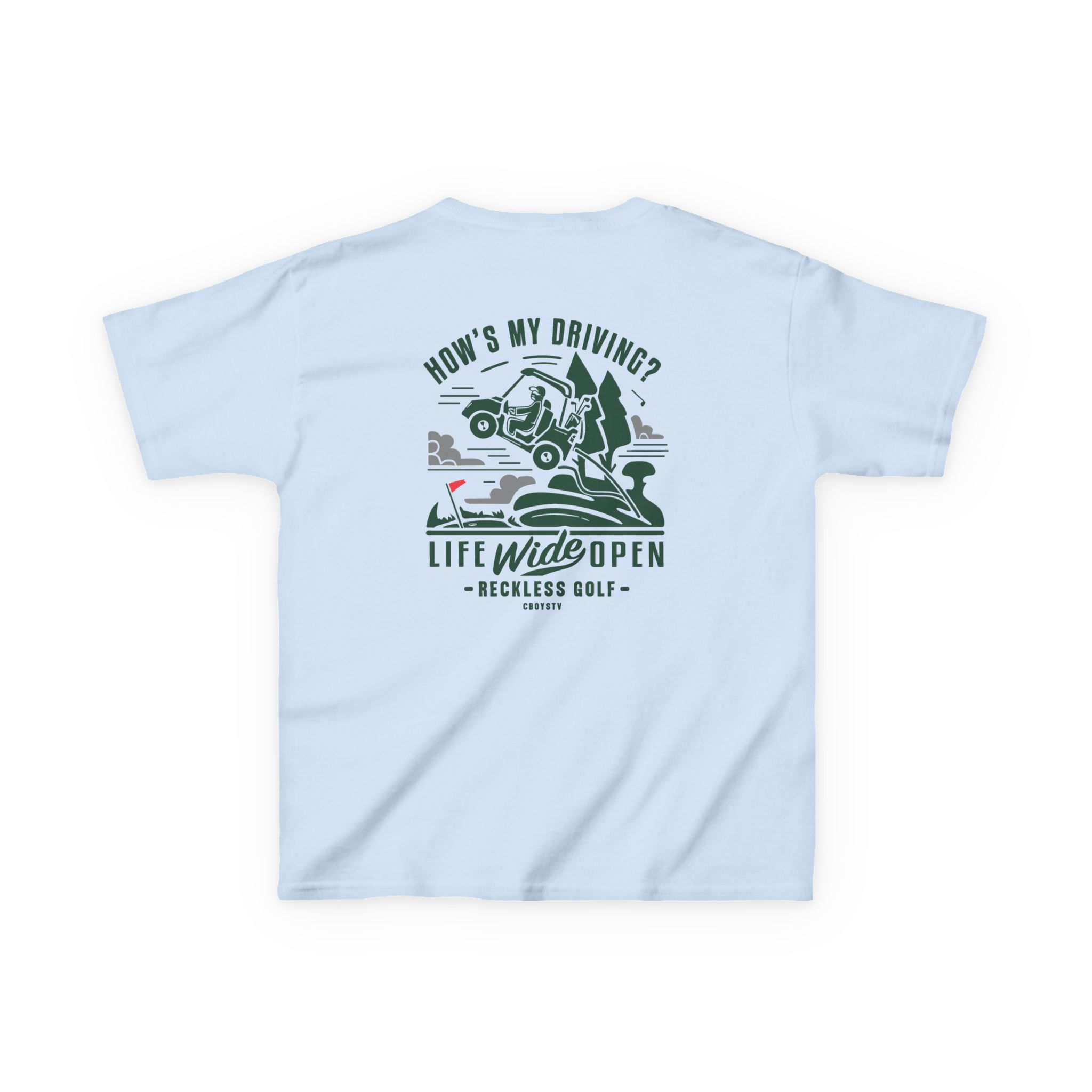 Kids Cboystv How's My Driving Heavy Cotton™ Tee - Image 12