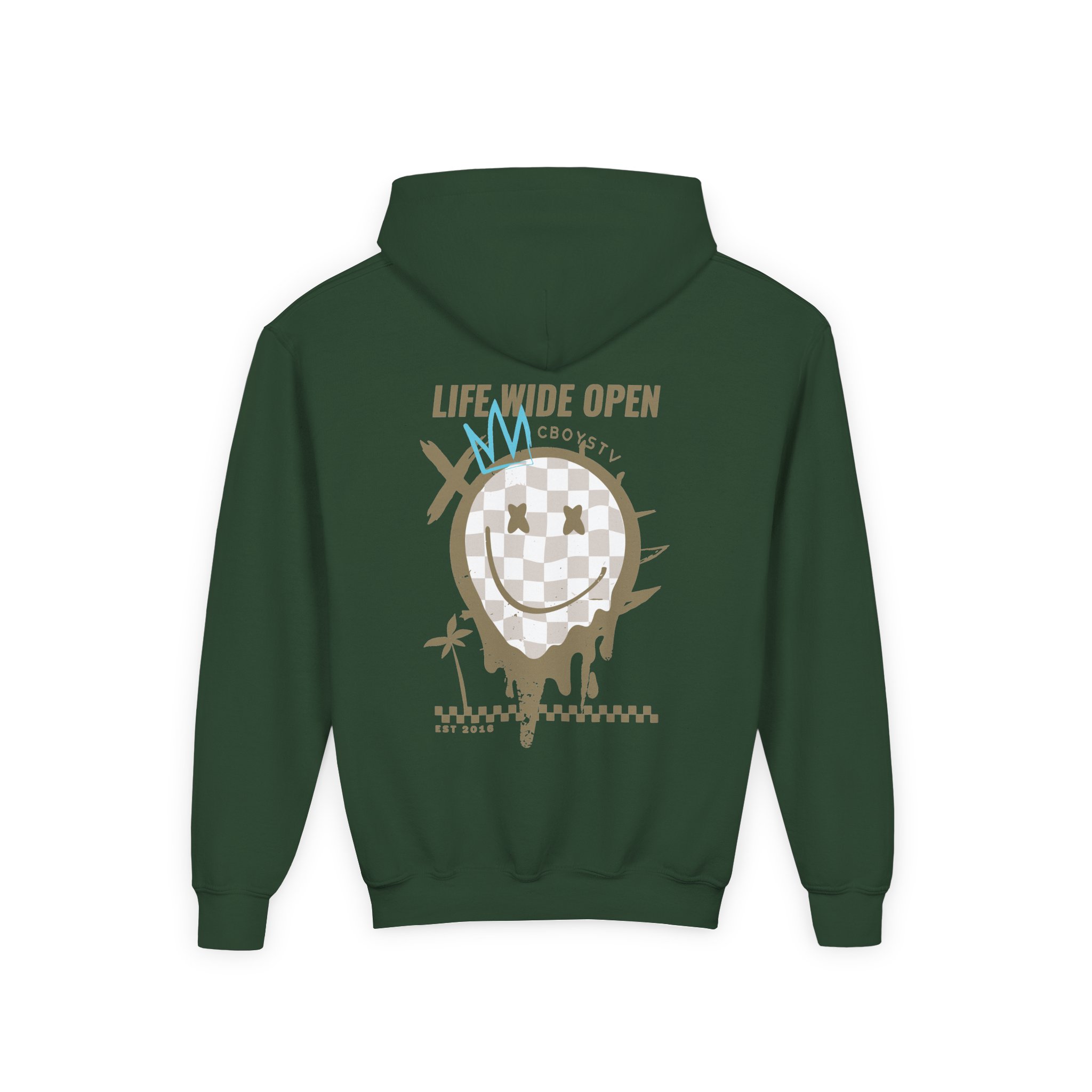 Cboystv Tan Rockstar Youth Heavy Blend Hooded Sweatshirt - Image 6