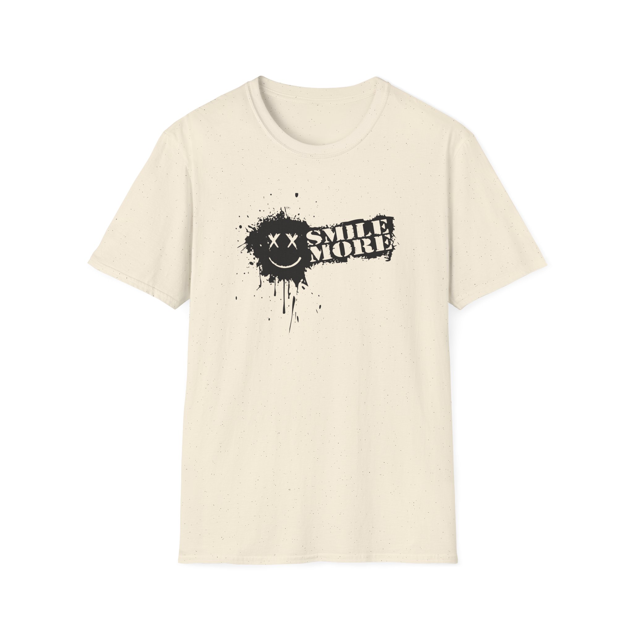 Roman Atwood Smile More Splatter Unisex Softstyle T-Shirt - Image 9