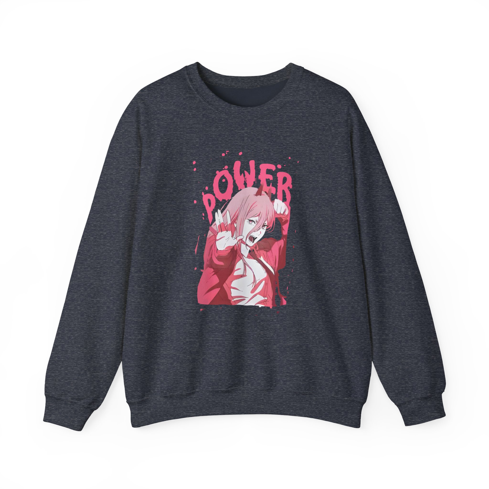 Chainsaw Man Power Splatter Unisex Heavy Blend™ Crewneck Sweatshirt - Image 7